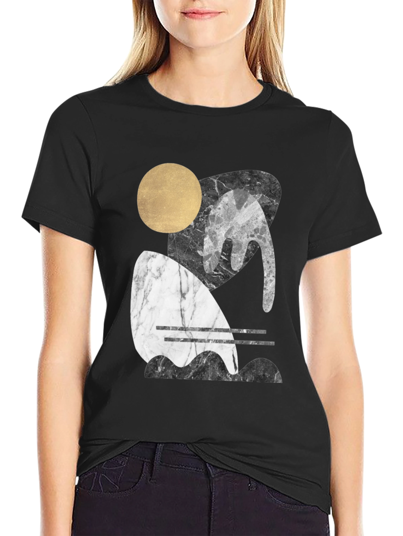 Modern Abstract Graphic T-Shirt