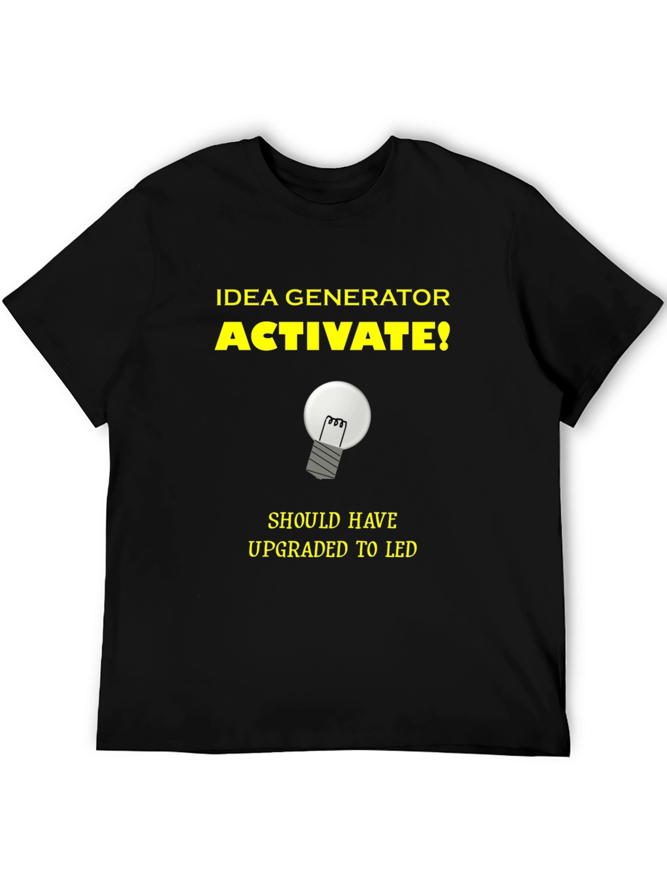 Idea Generator Activate T-Shirt - Upgrade to LED