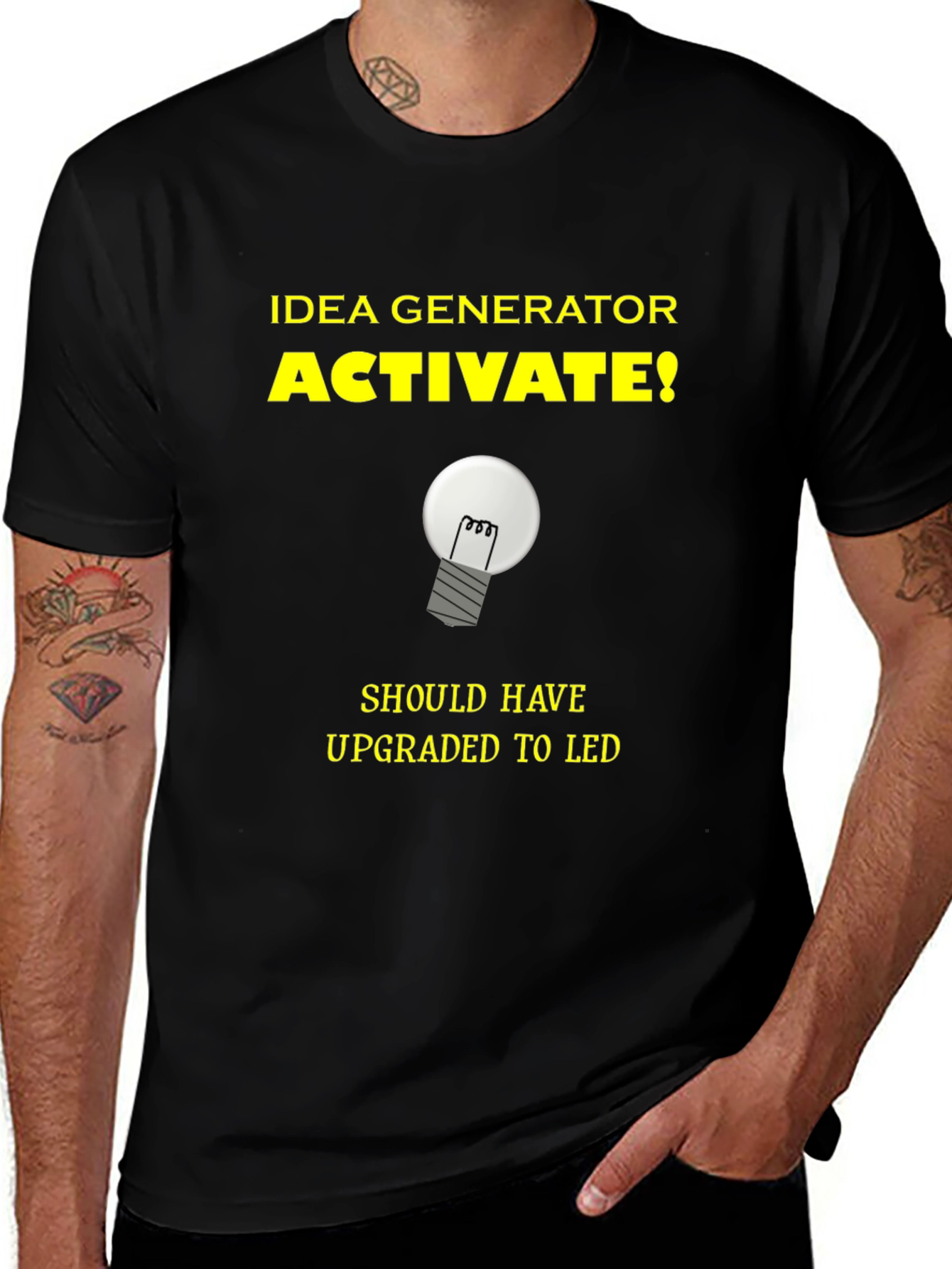 Idea Generator Activate T-Shirt - Upgrade to LED