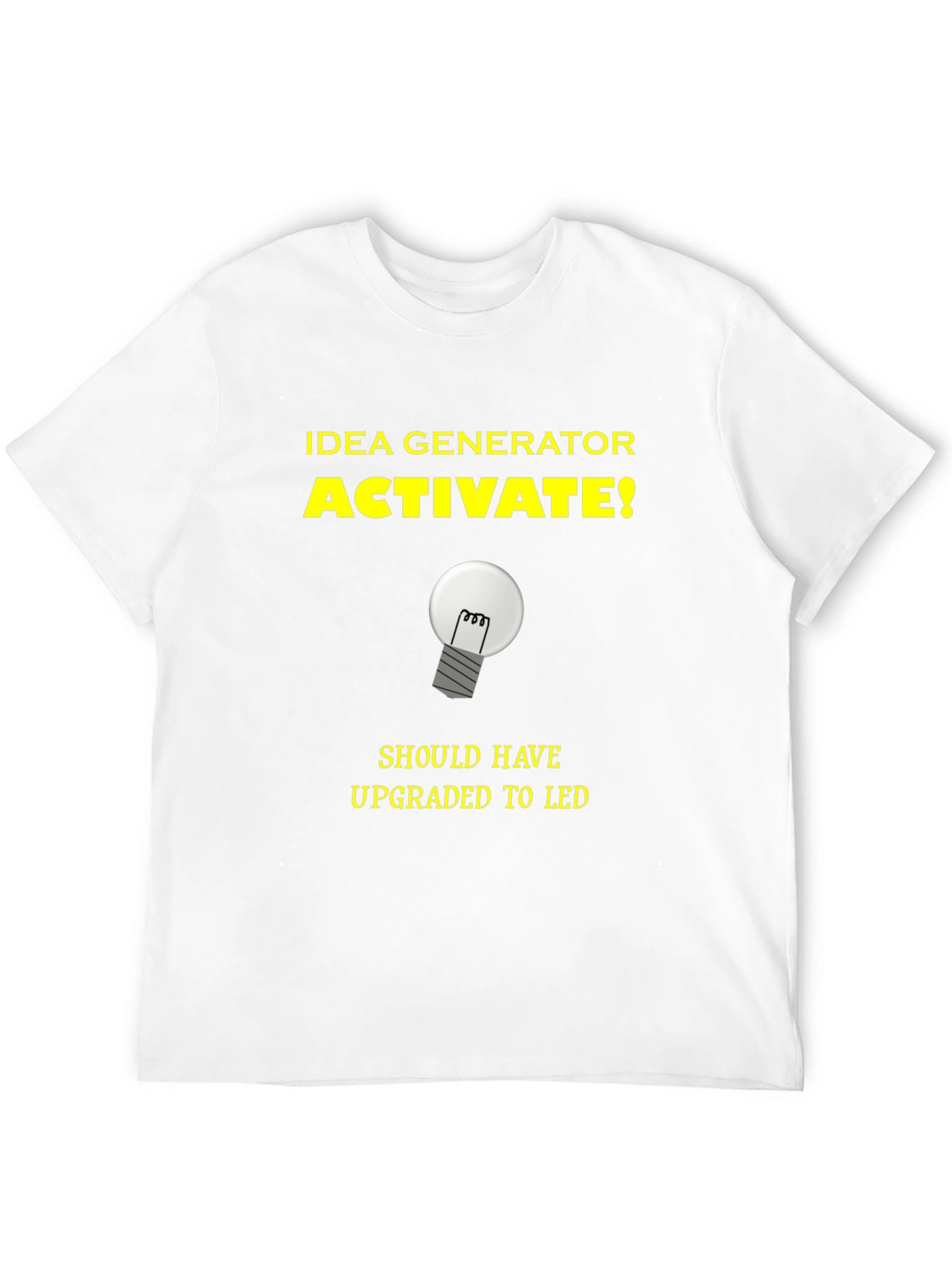 Idea Generator Activate T-Shirt - Upgrade to LED