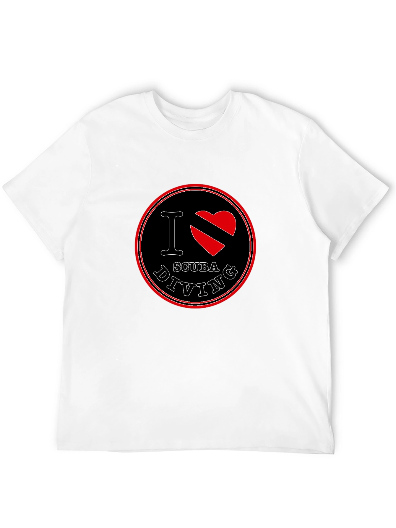 I Love Scuba Diving Black T-Shirt