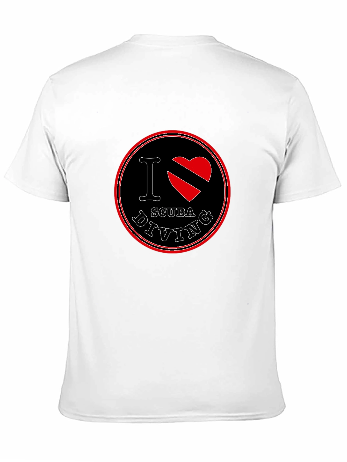 I Love Scuba Diving Black T-Shirt