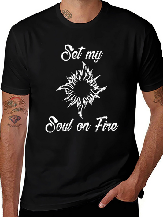 Set My Soul on Fire Black Graphic Tee