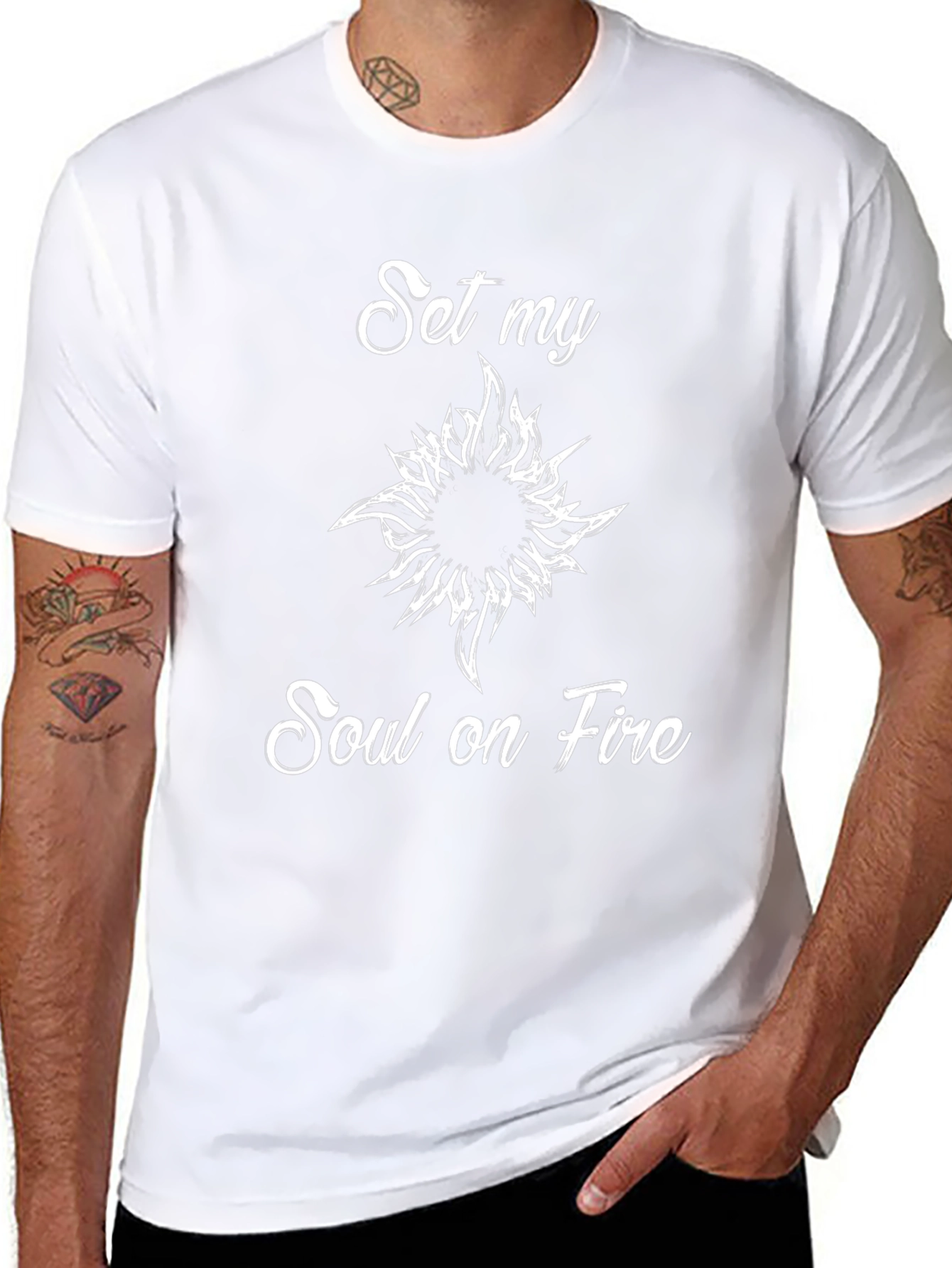 Set My Soul on Fire Black Graphic Tee