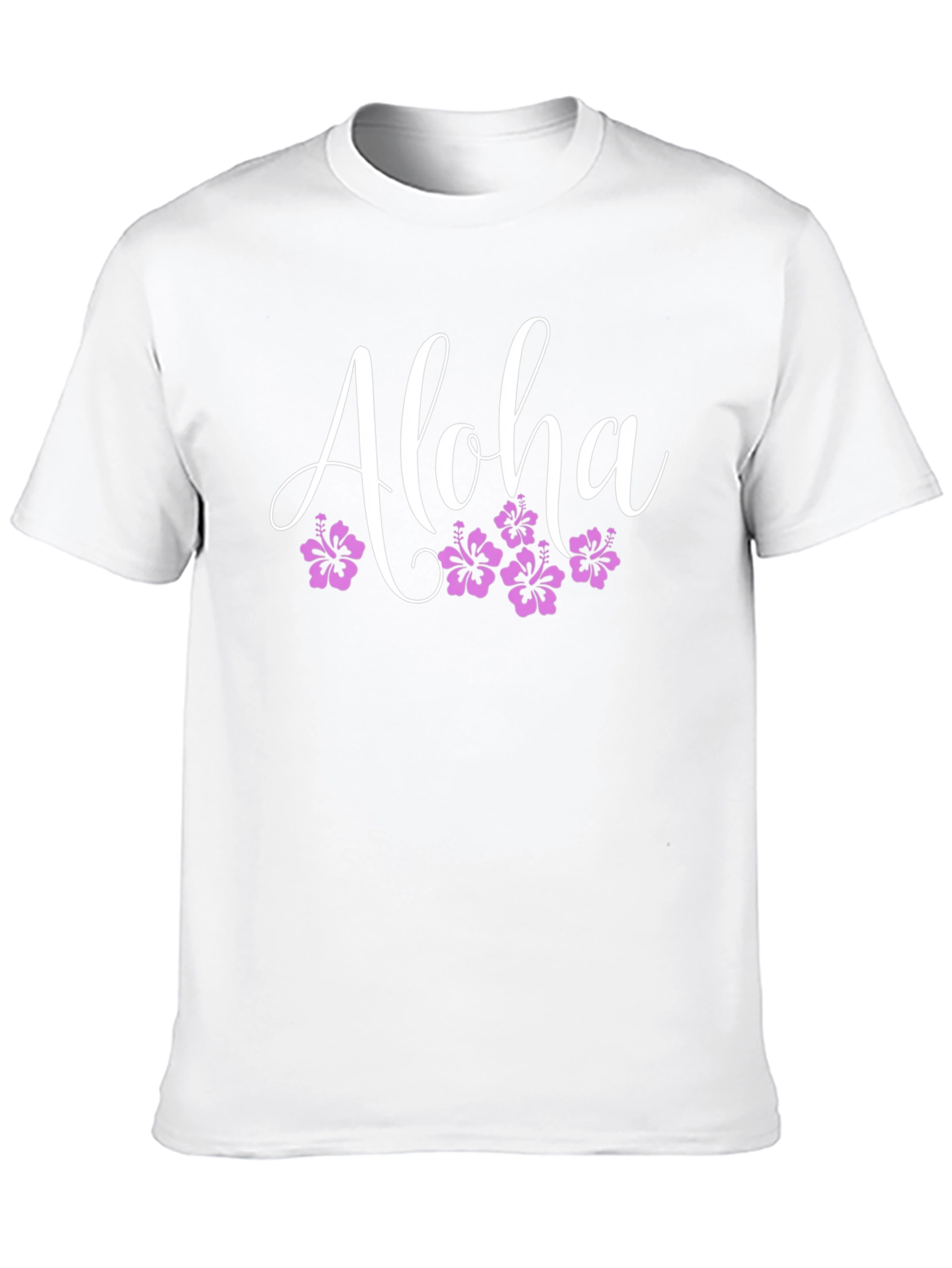 Aloha Floral Graphic Black T-Shirt