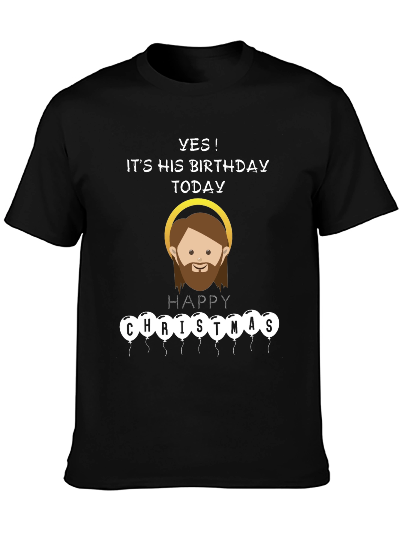 Funny Jesus Birthday Happy Christmas T-Shirt