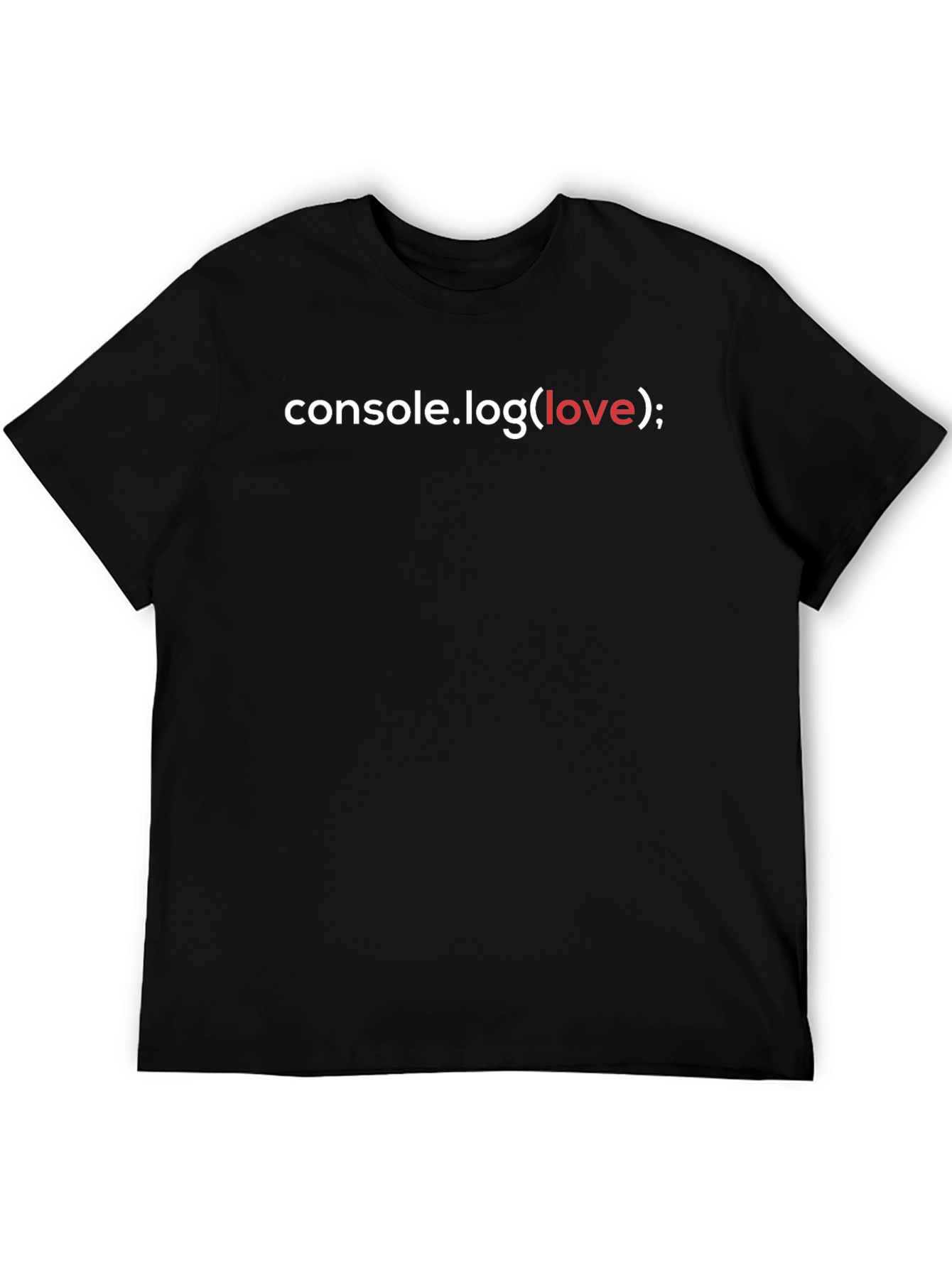 Programmer Love Black T-Shirt