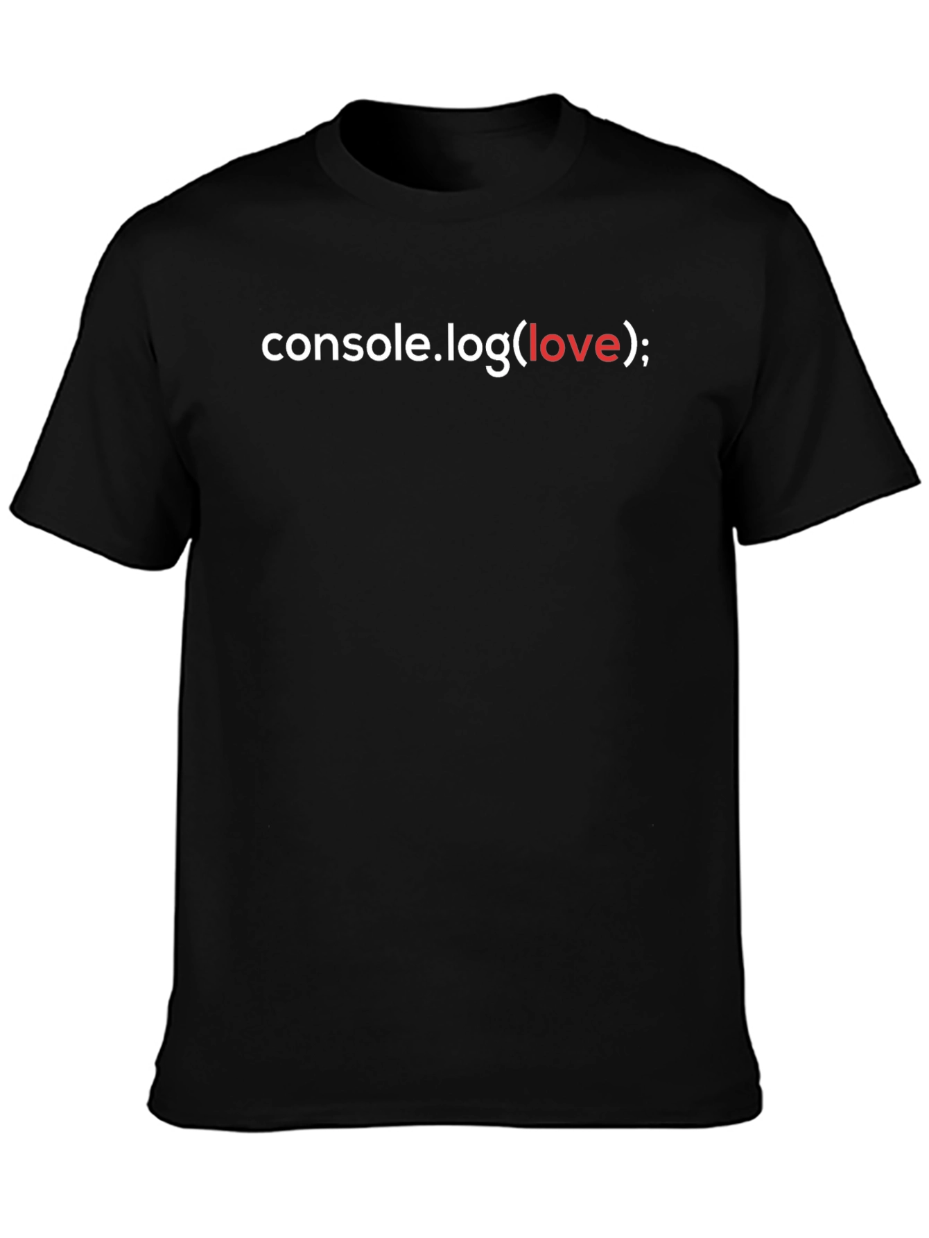 Programmer Love Black T-Shirt