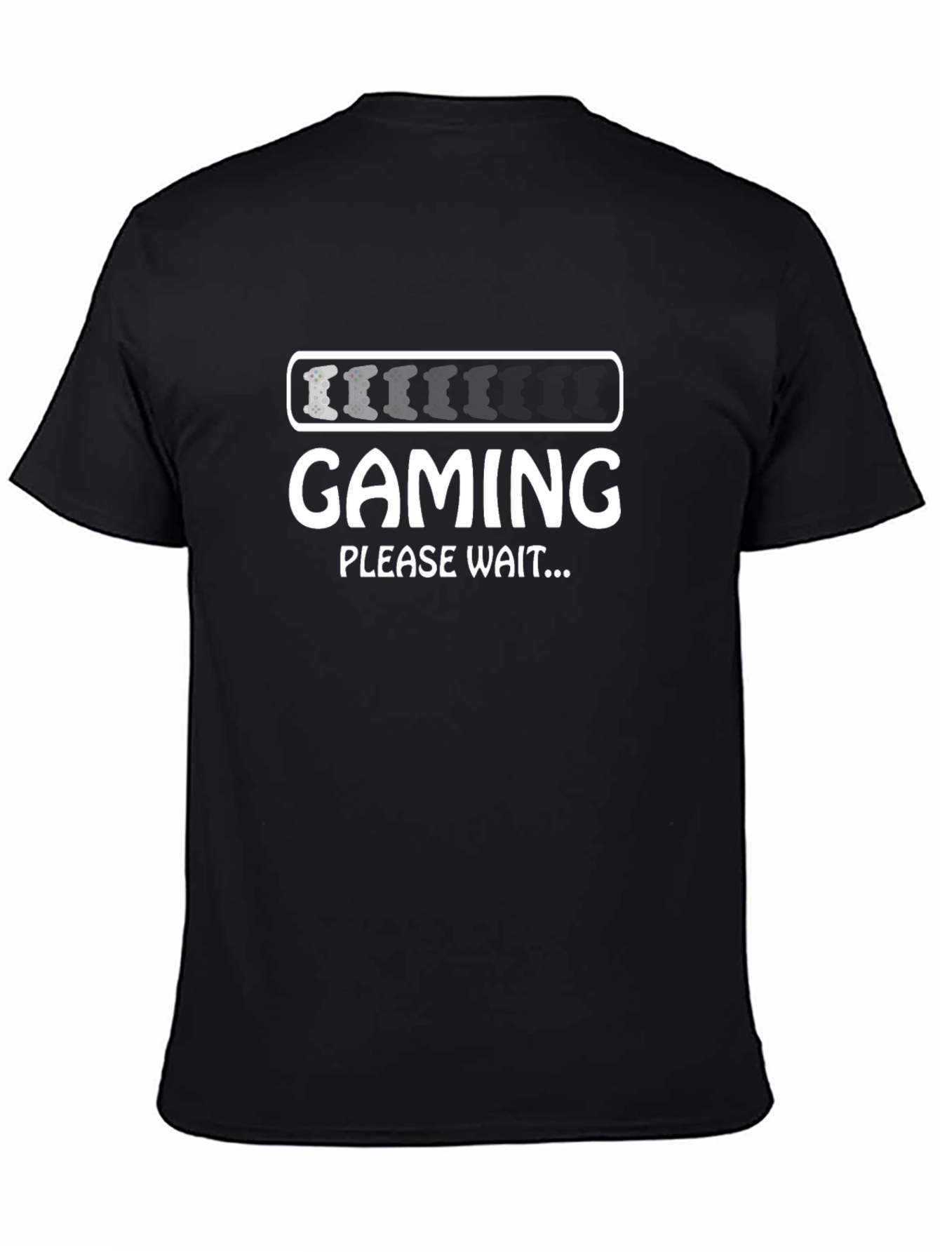 Gaming Please Wait Black T-Shirt
