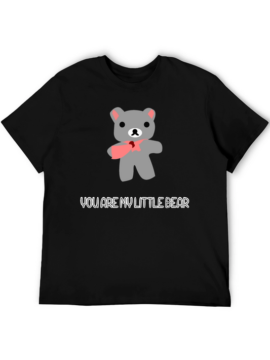 Cute Bear Graphic Tee - You Are My Little Bear