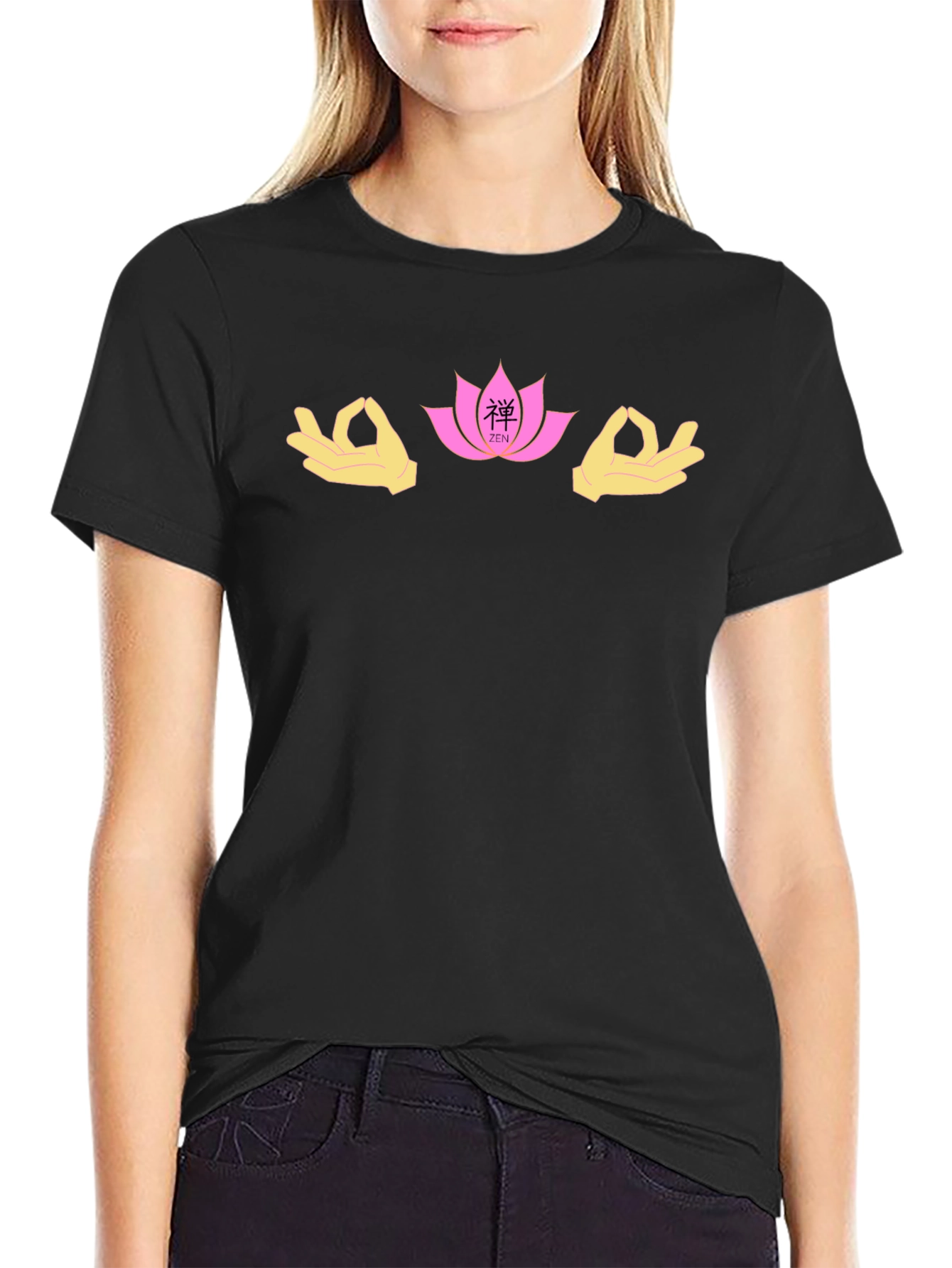 Zen Lotus Graphic T-Shirt