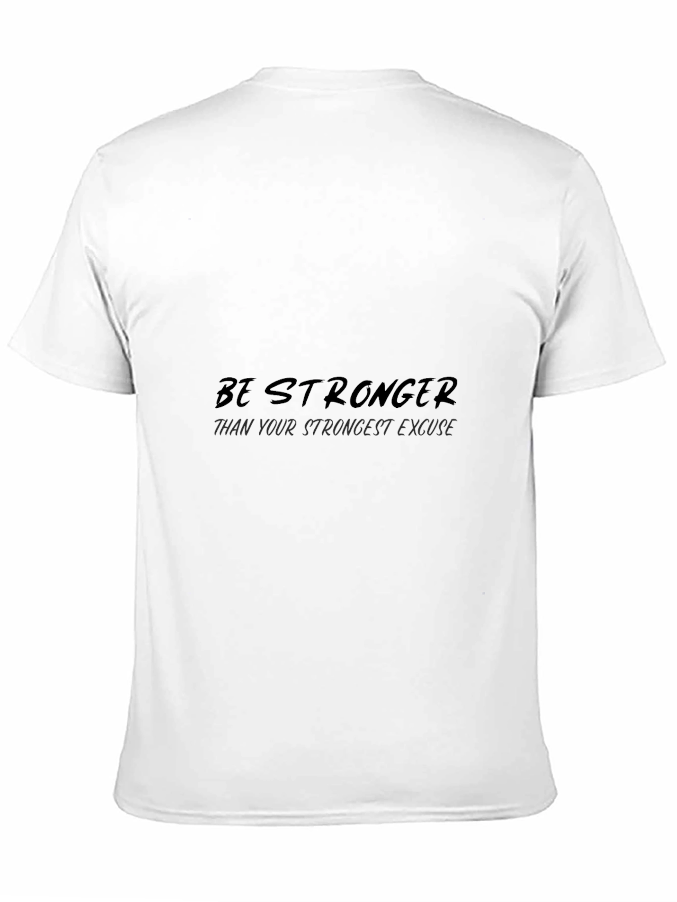 Be Stronger Graphic Black T-Shirt