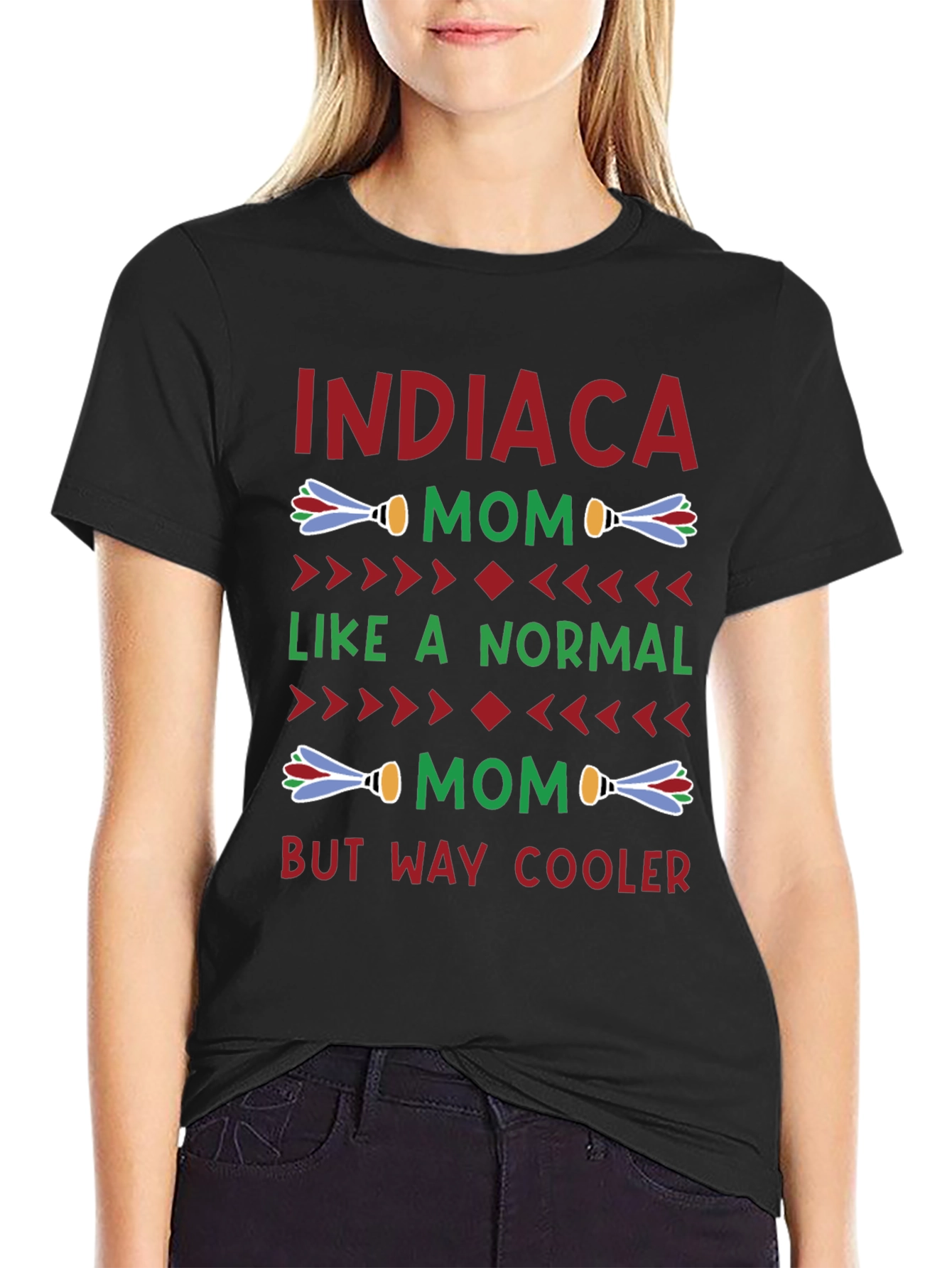 Indiaca Mom T-Shirt - Cool Mom Gift