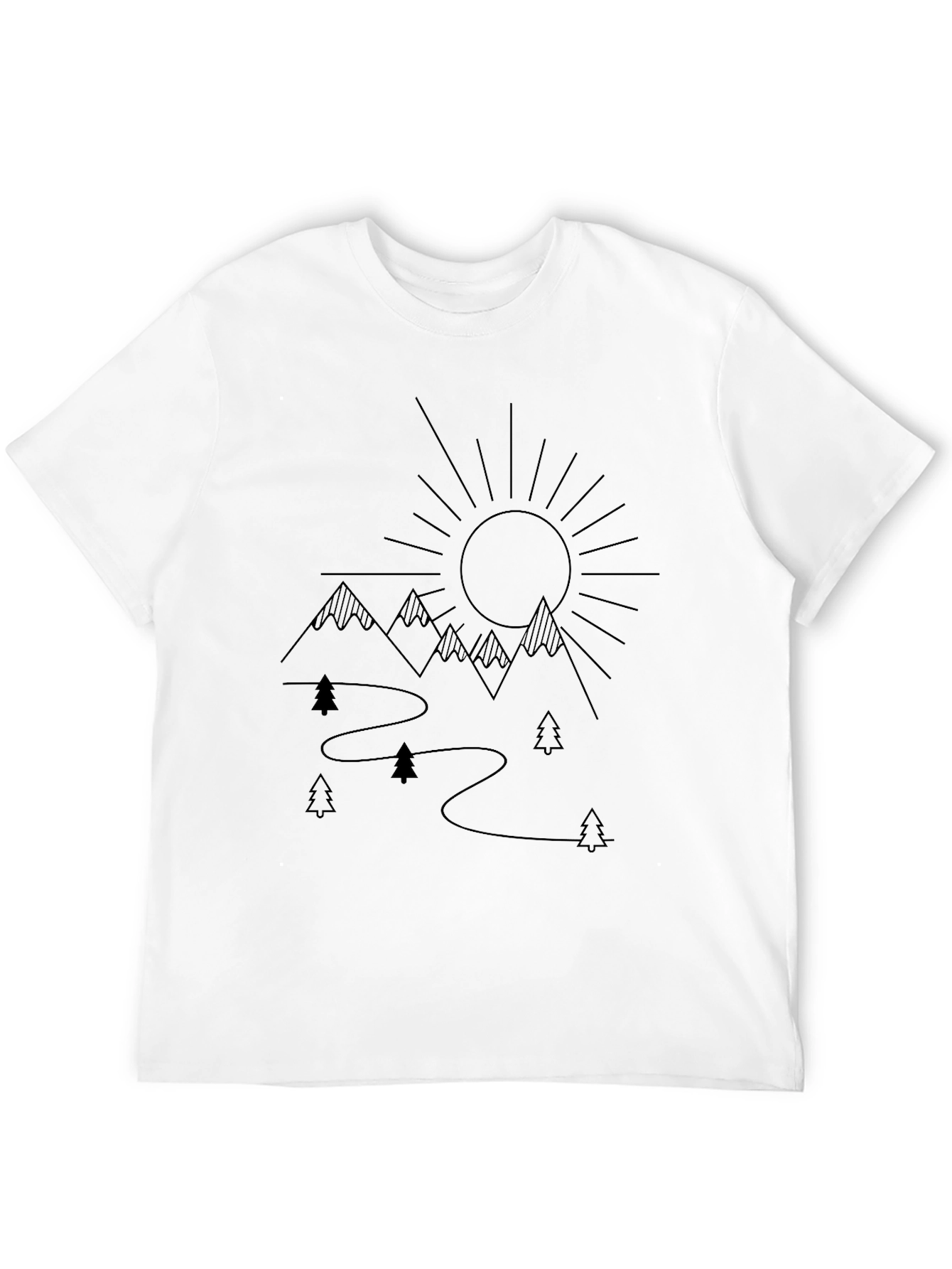 Mountain and Sun Graphic Tee