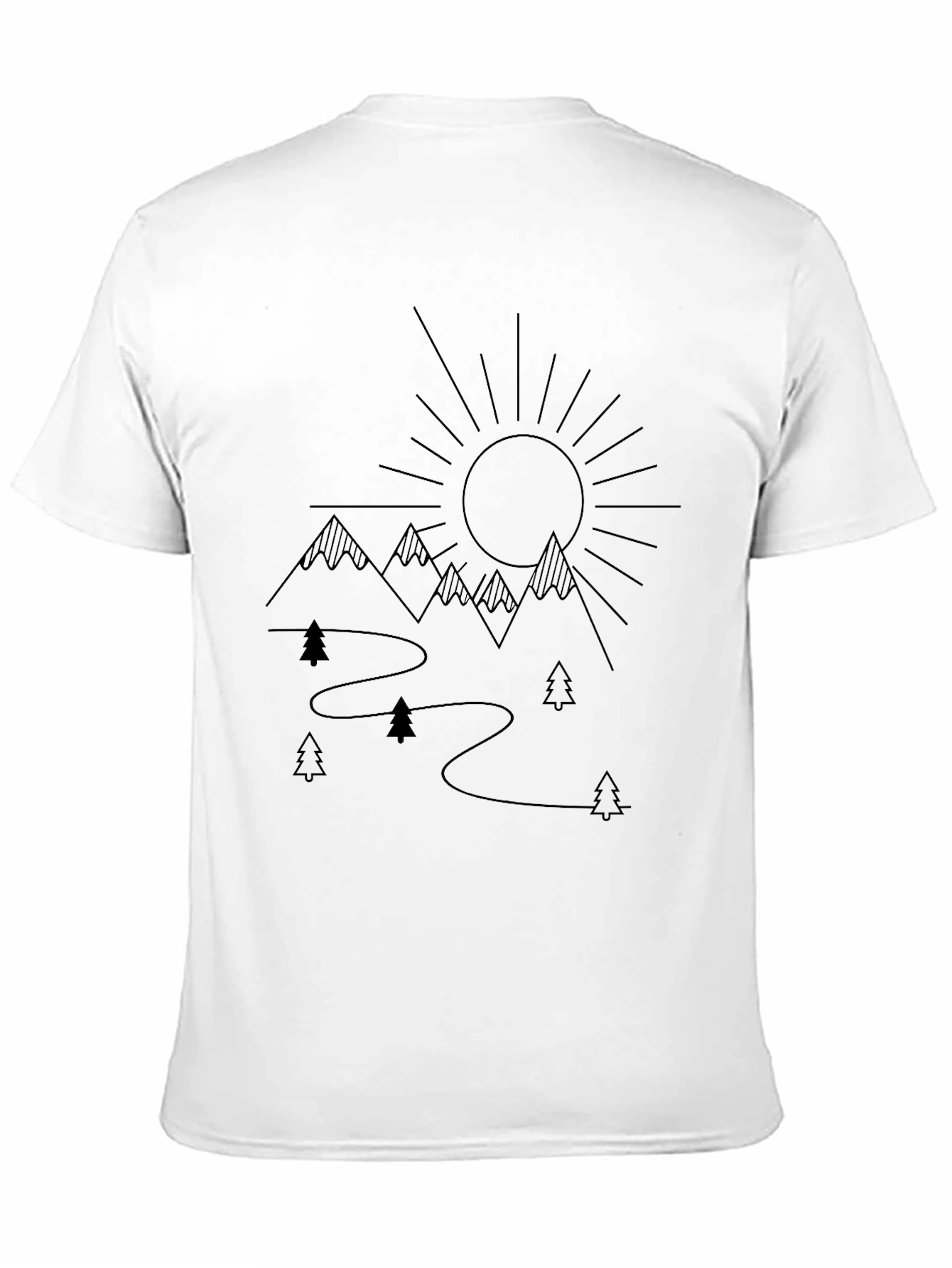 Mountain and Sun Graphic Tee