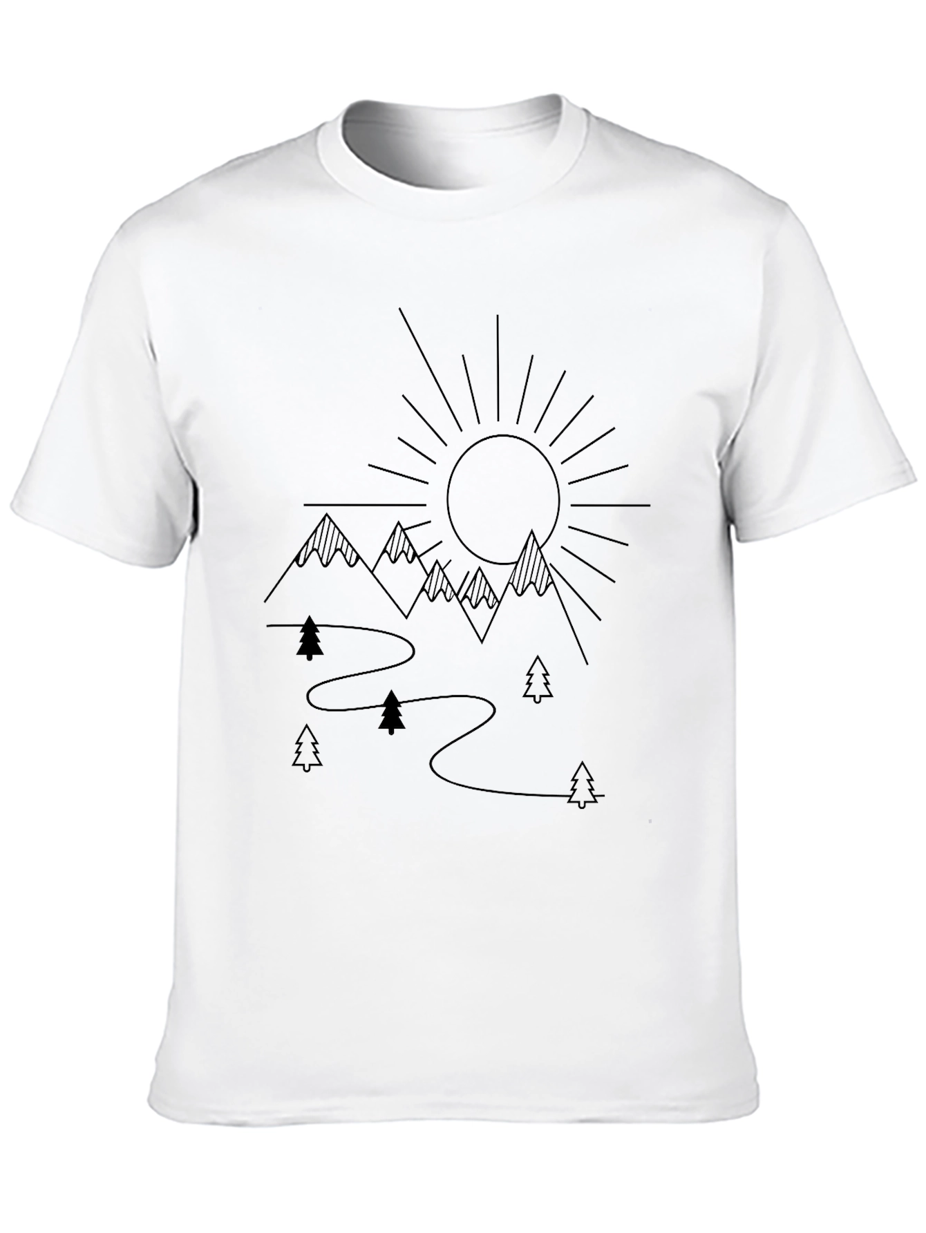 Mountain and Sun Graphic Tee