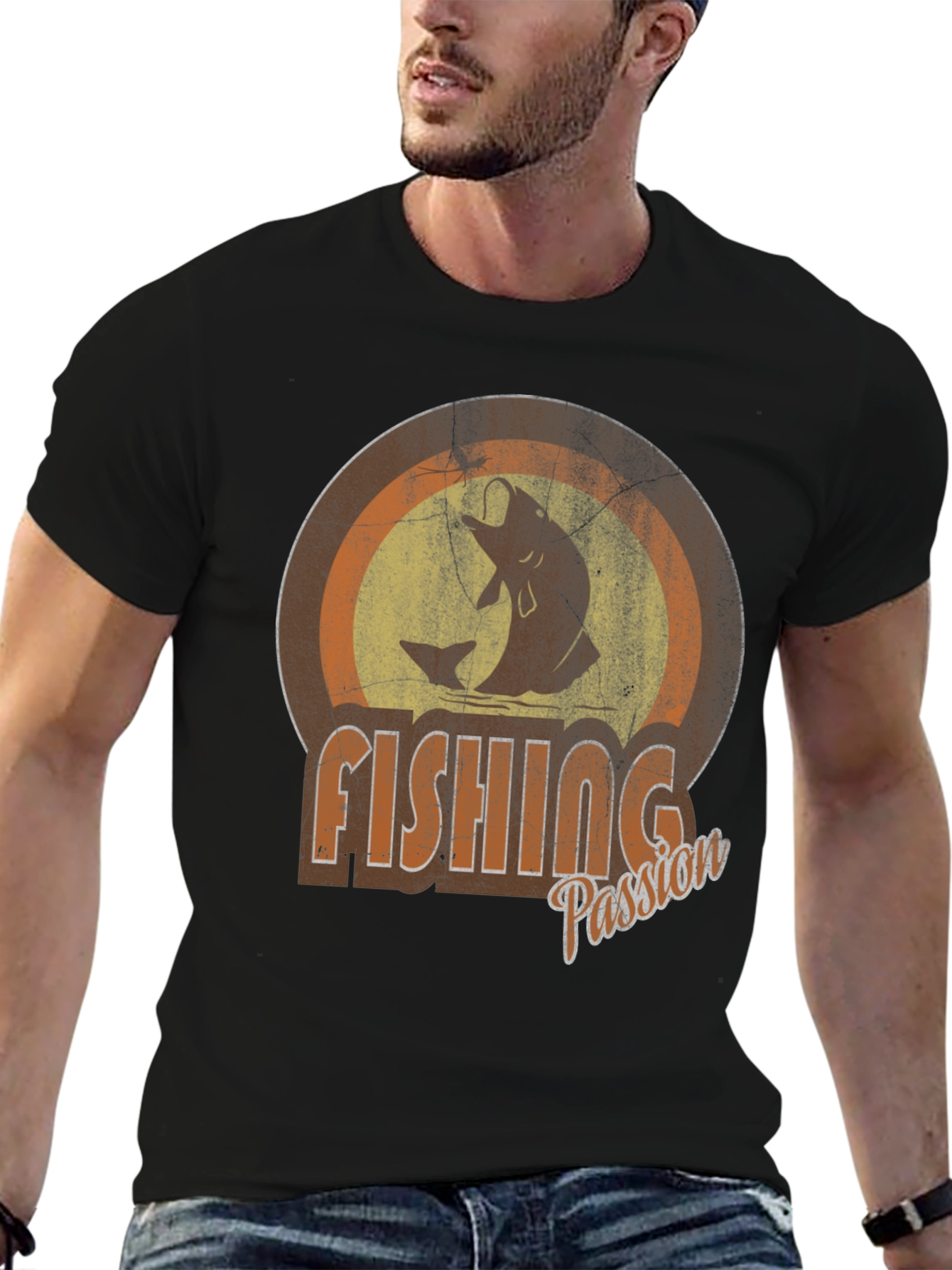 Fishing Passion Graphic Tee - Angler T-Shirt