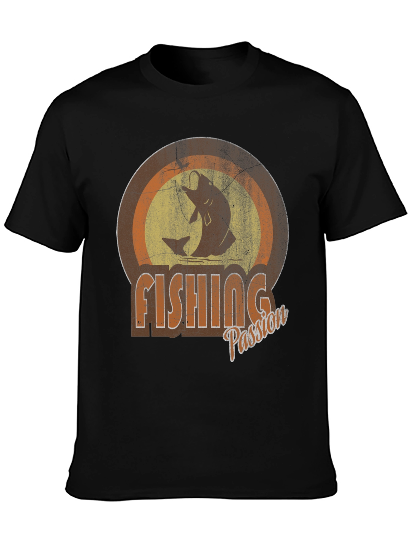 Fishing Passion Graphic Tee - Angler T-Shirt