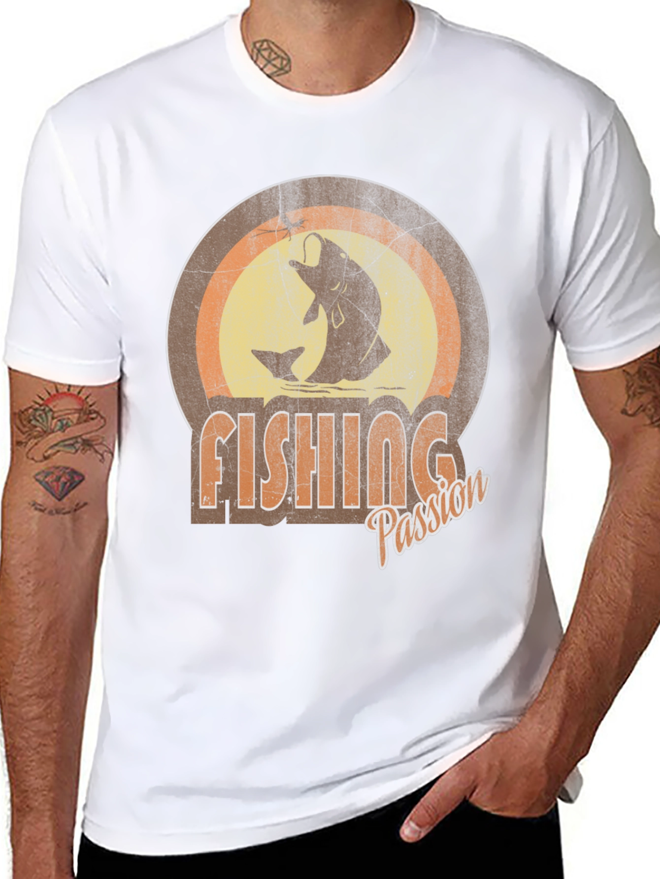 Fishing Passion Graphic Tee - Angler T-Shirt