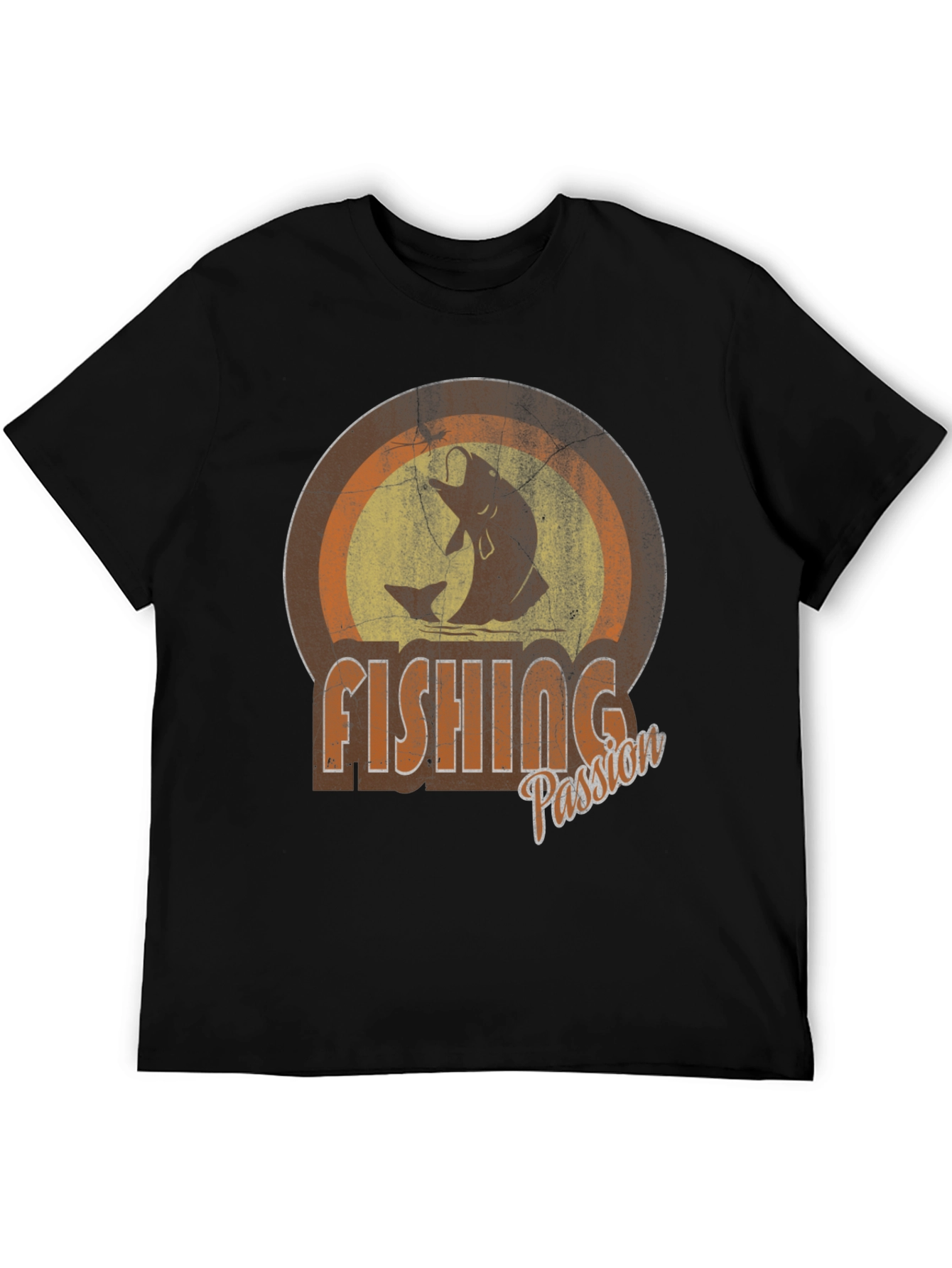 Fishing Passion Graphic Tee - Angler T-Shirt