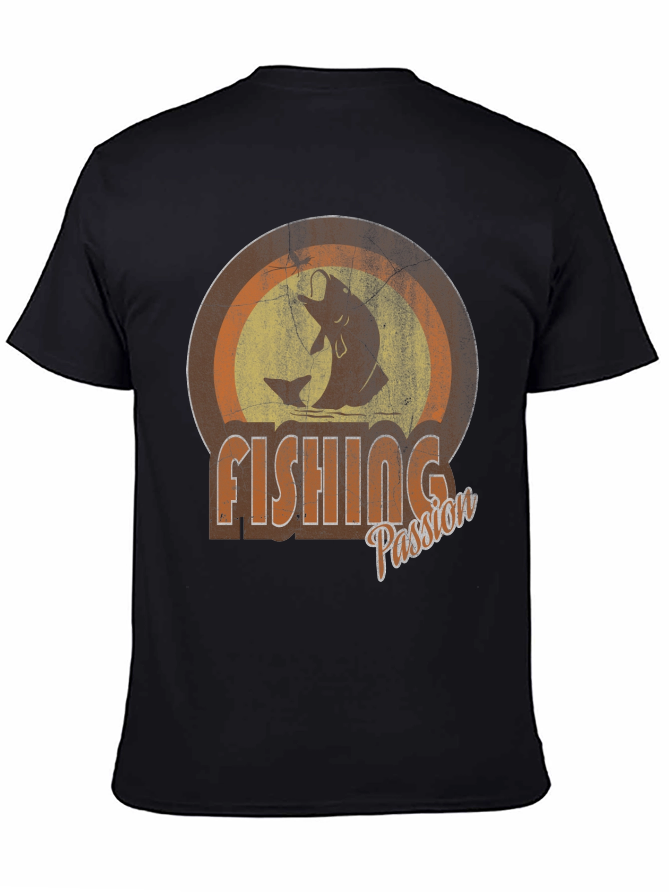 Fishing Passion Graphic Tee - Angler T-Shirt