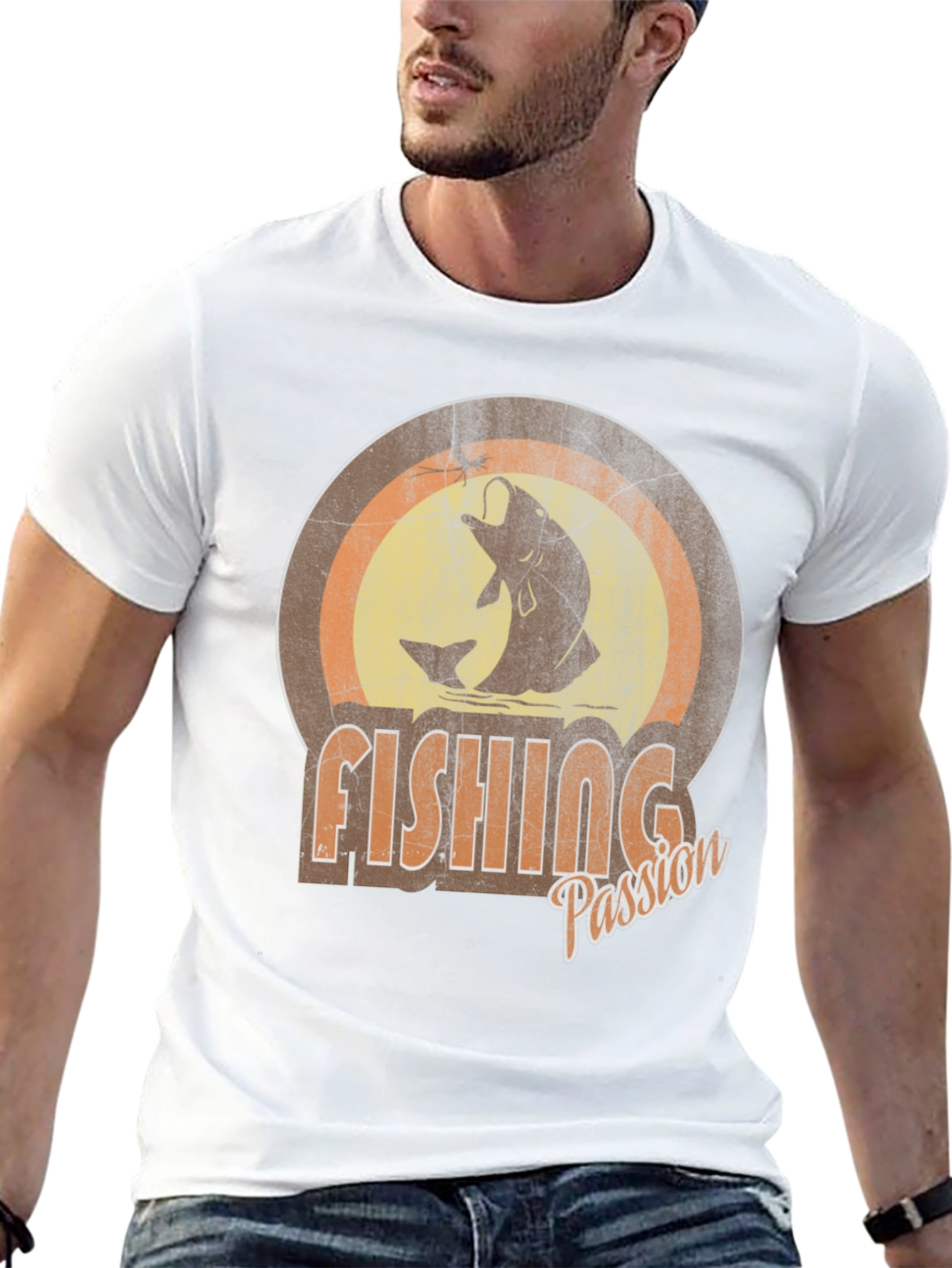 Fishing Passion Graphic Tee - Angler T-Shirt