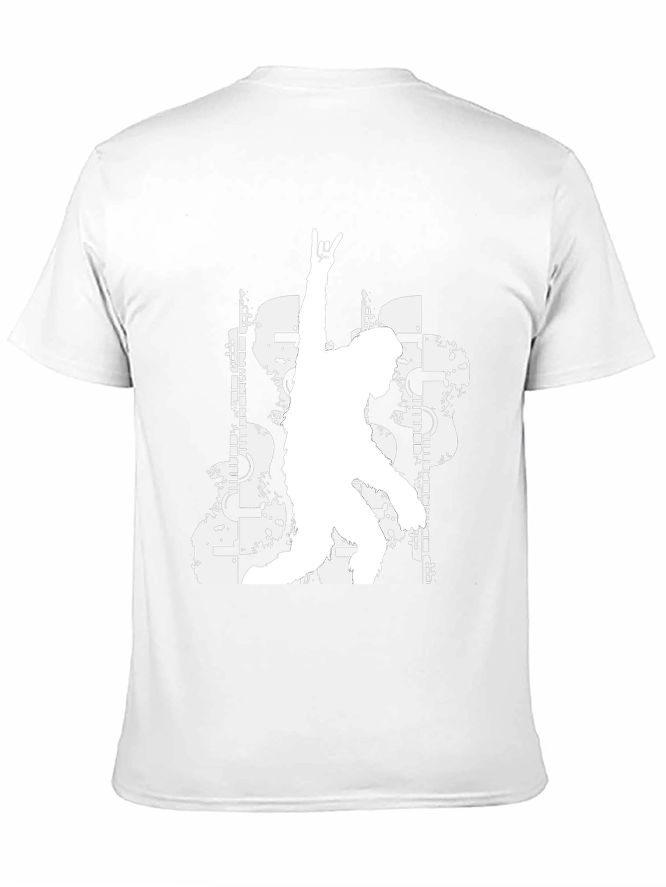 Rock On Graphic Tee - Black Casual T-Shirt