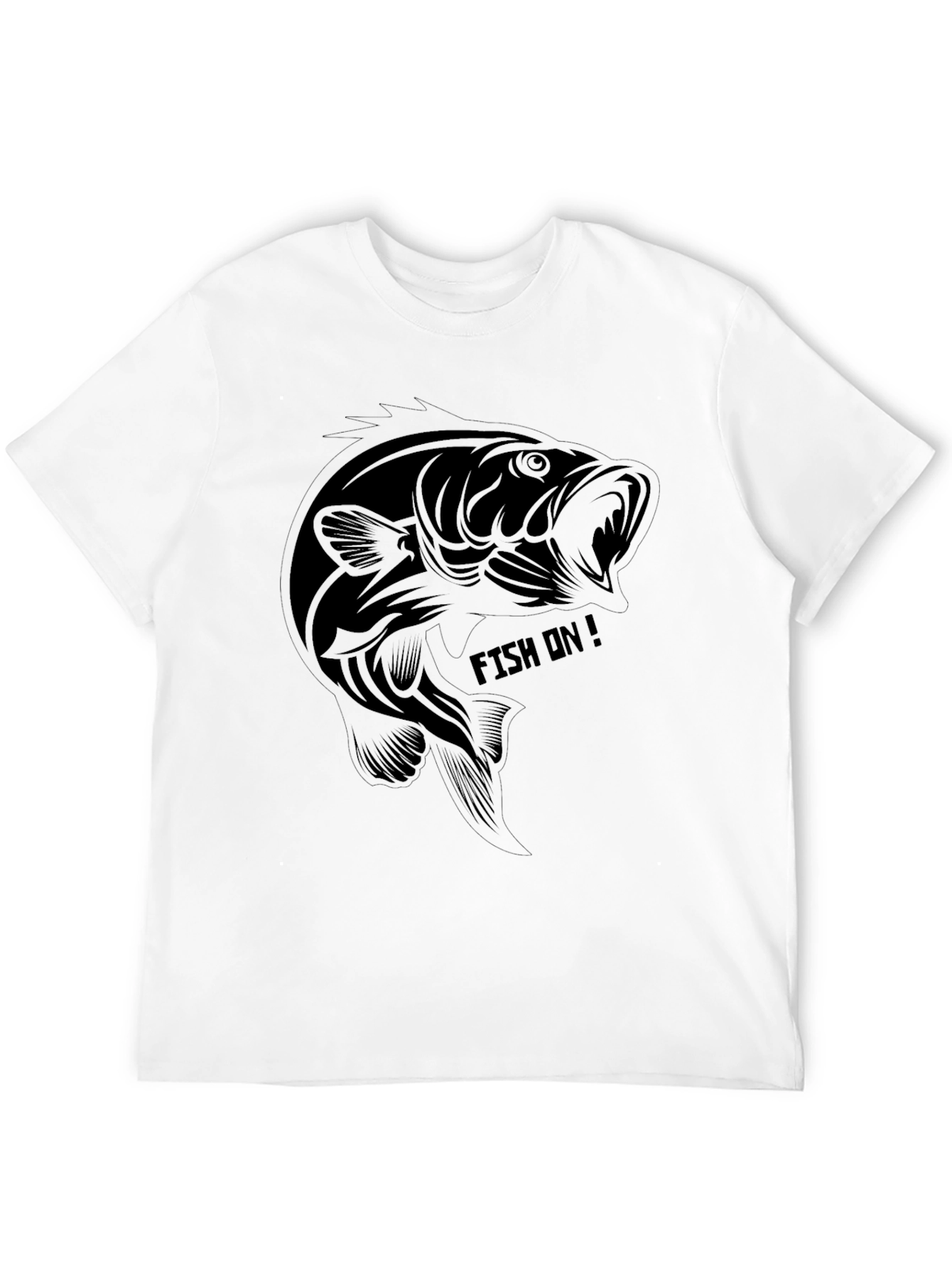 Fishing T-Shirt - Fish On! Graphic Tee
