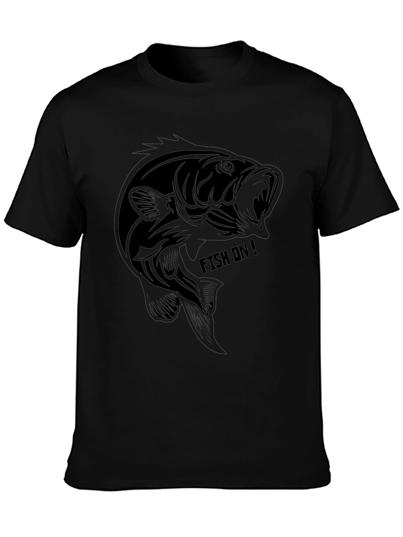 Fishing T-Shirt - Fish On! Graphic Tee