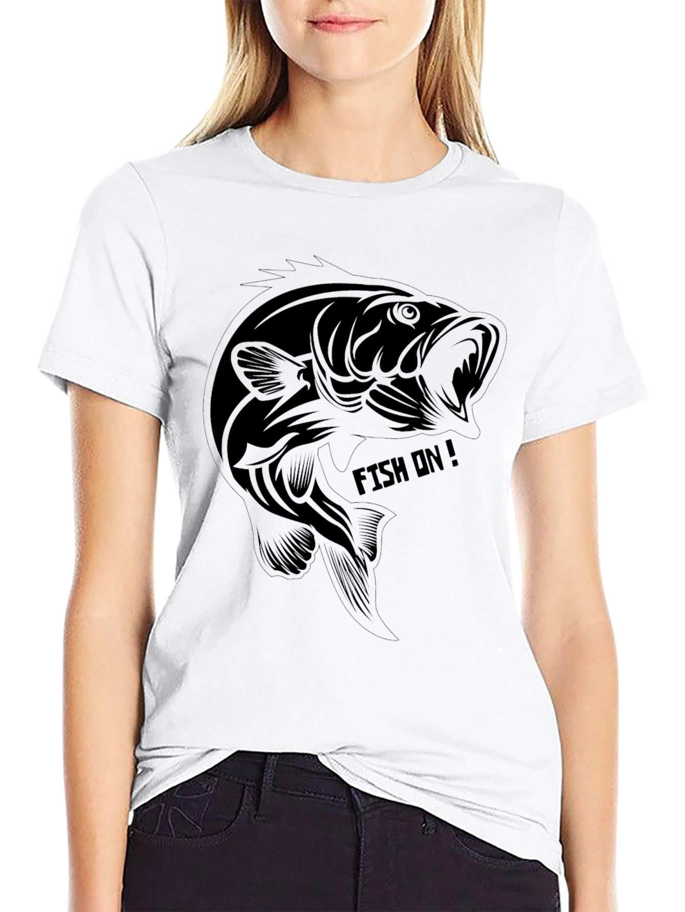 Fishing T-Shirt - Fish On! Graphic Tee