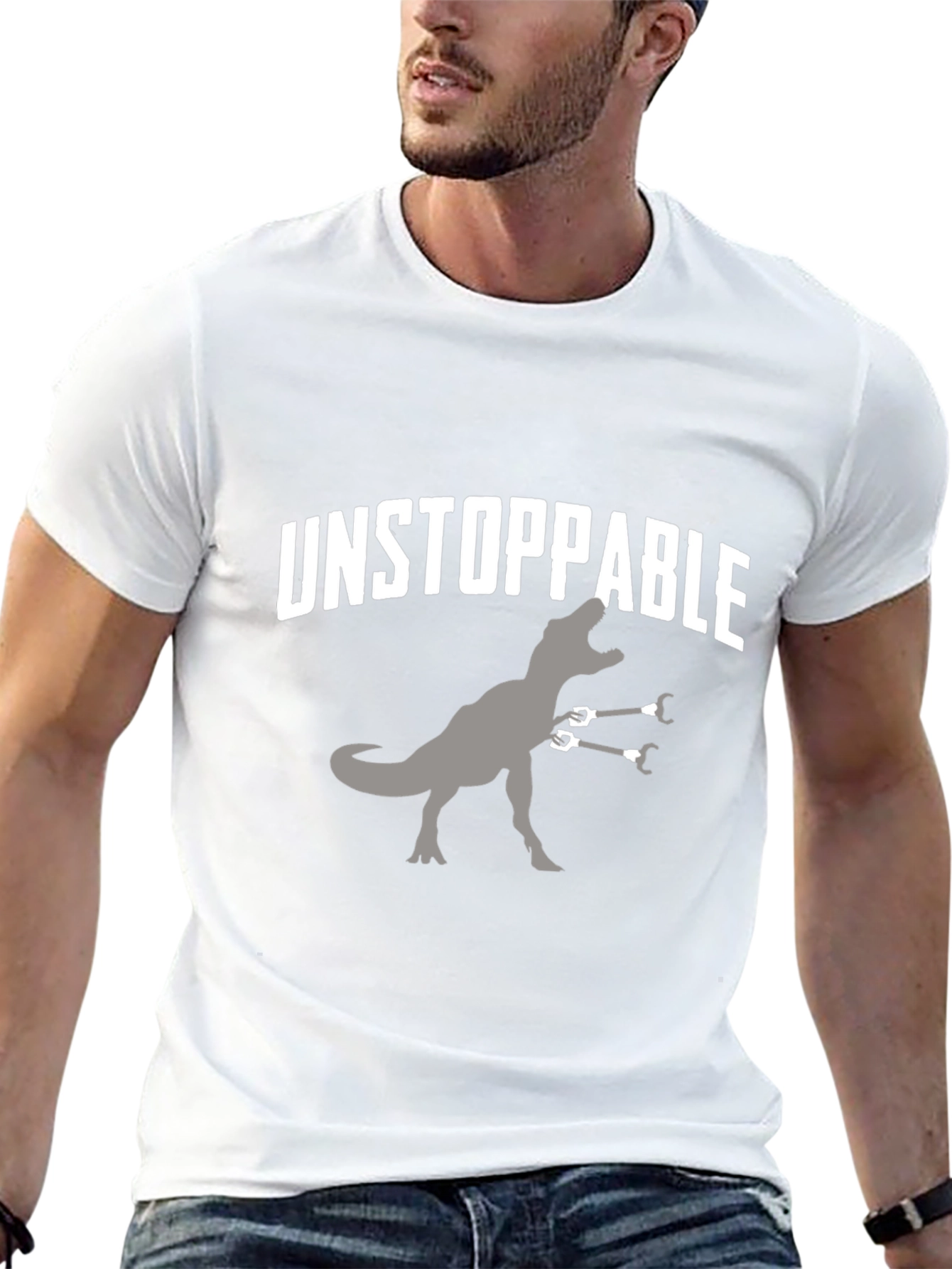 Unstoppable Dinosaur Graphic Tee