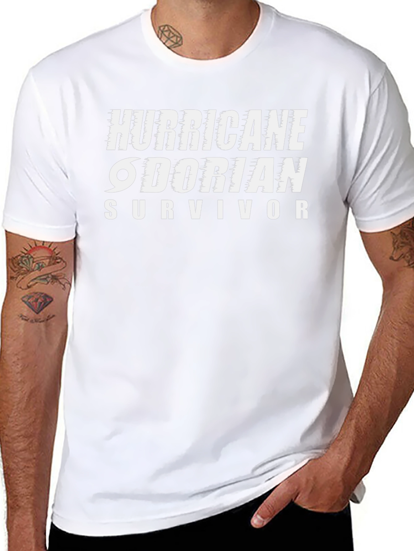 Hurricane Dorian Survivor T-Shirt - Black