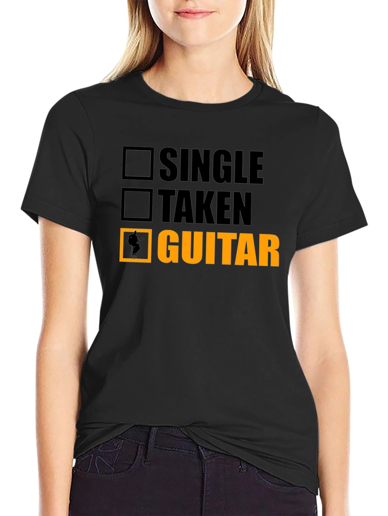 Single Taken Guitar T-Shirt - Music Lover Tee