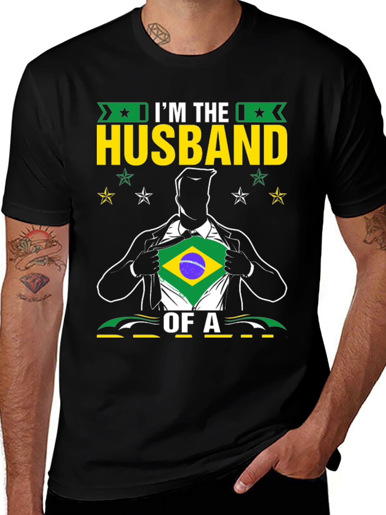 Husband of a Brazil Pride T-Shirt