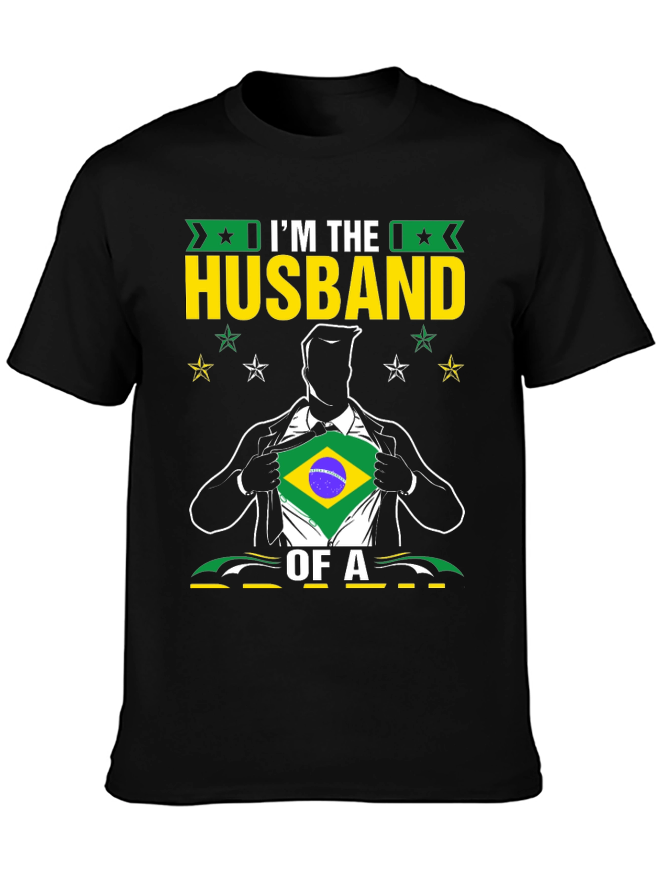 Husband of a Brazil Pride T-Shirt