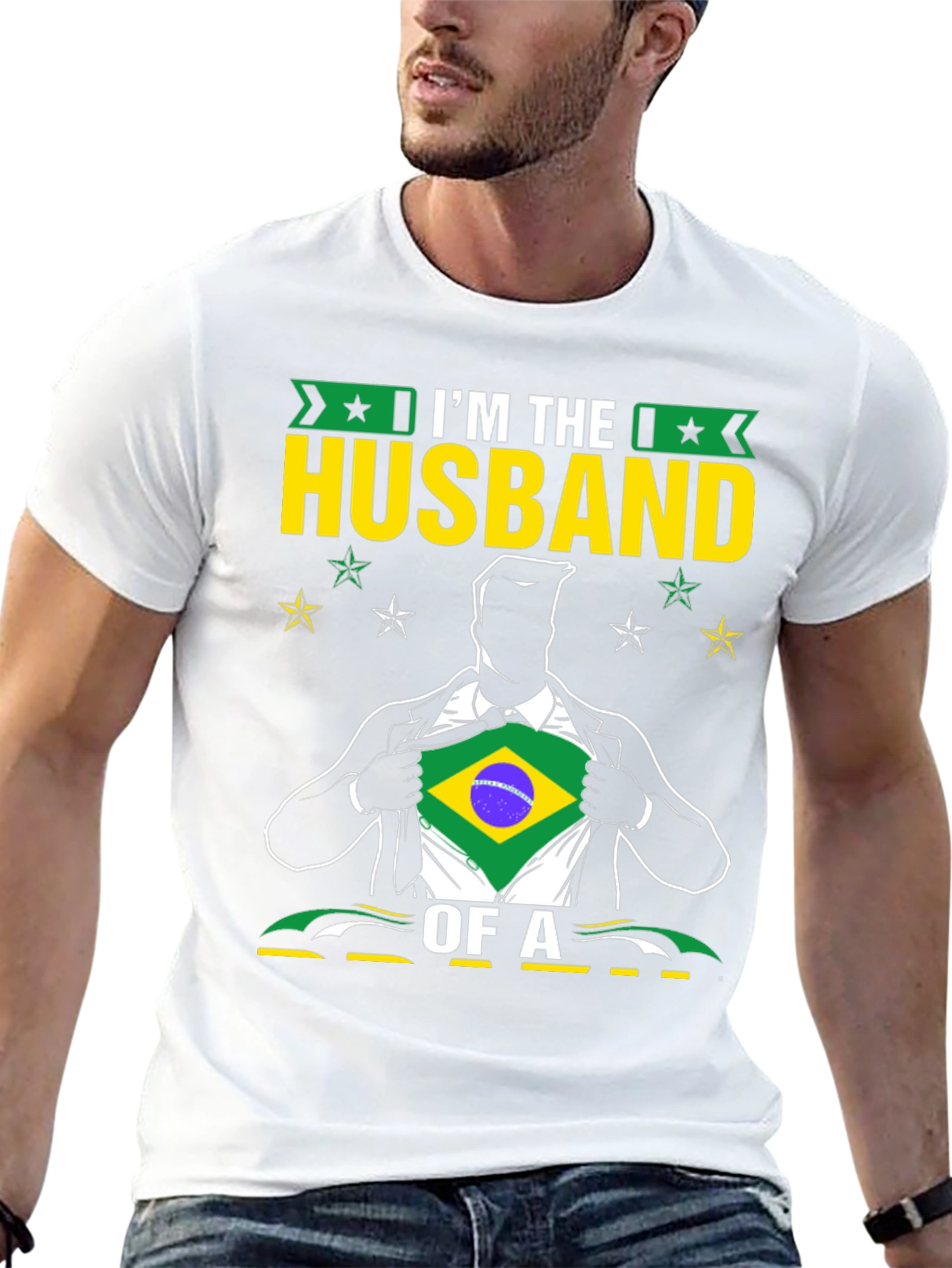 Husband of a Brazil Pride T-Shirt