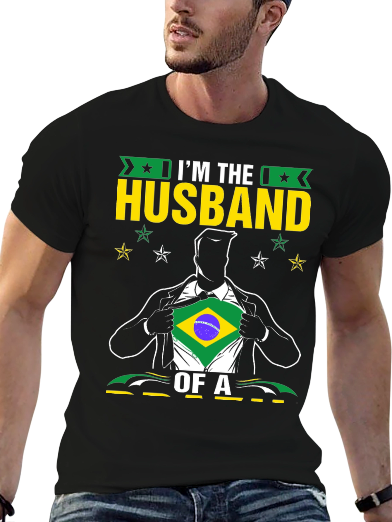 Husband of a Brazil Pride T-Shirt