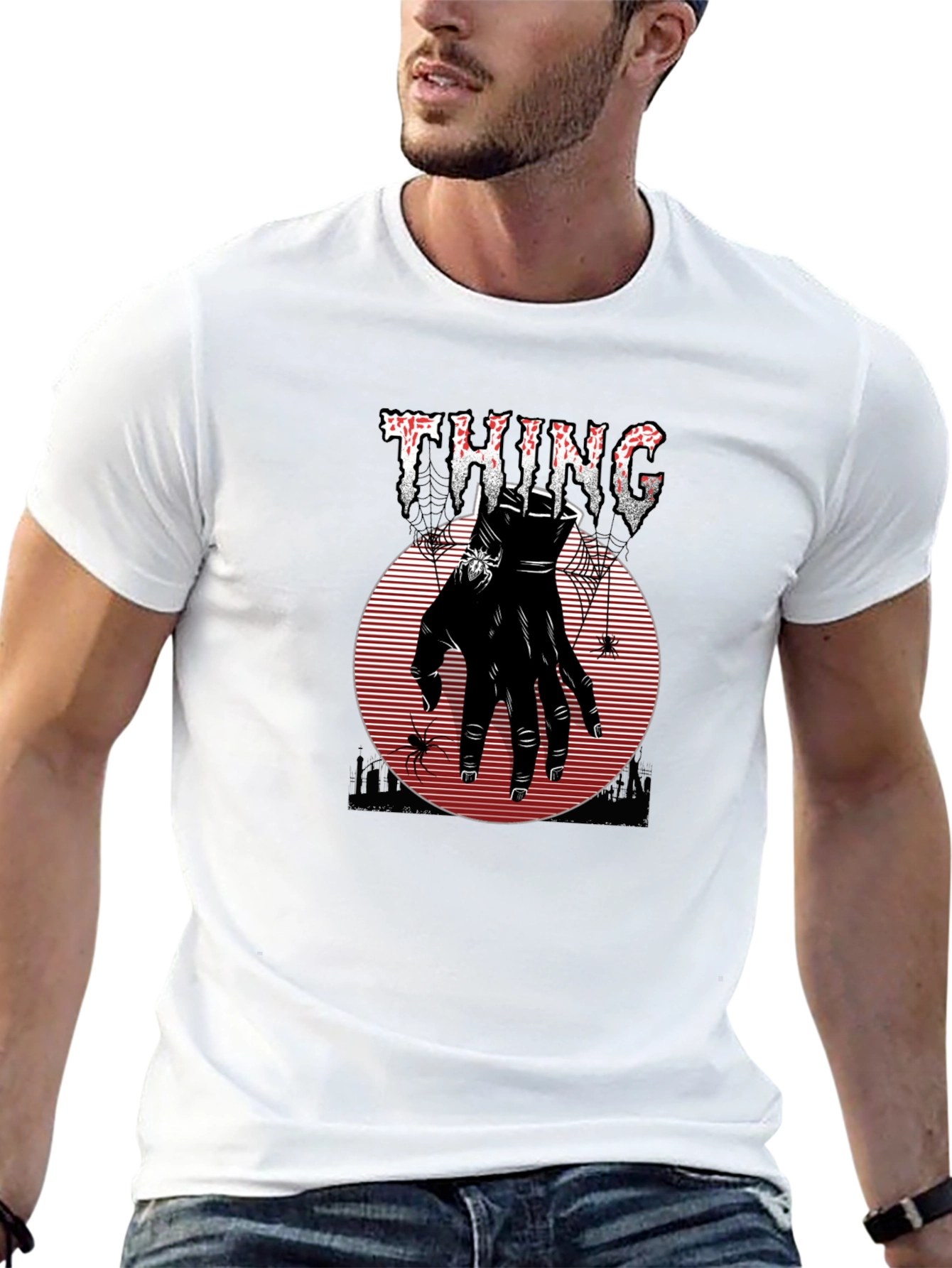 Thing Hand Halloween T-Shirt