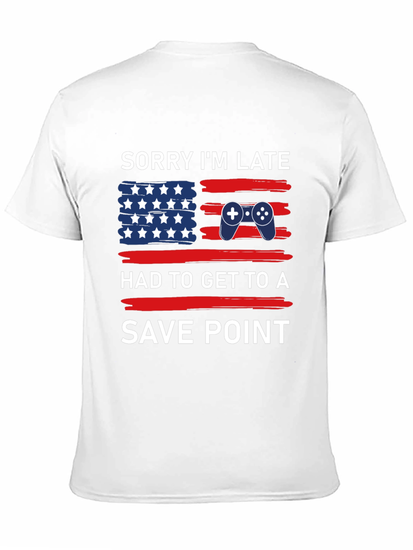 Sorry Im Late Save Point Gamer T-Shirt