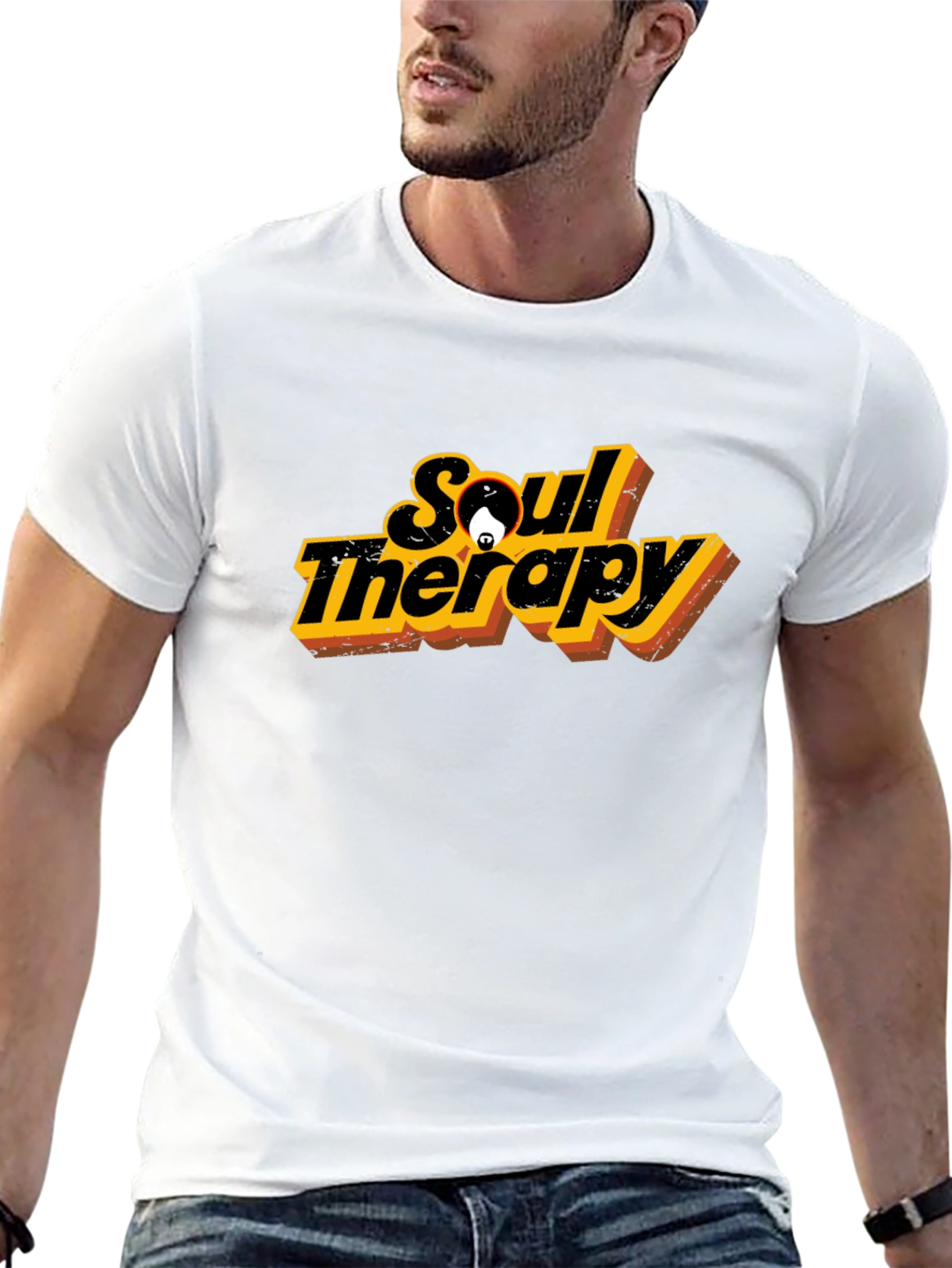 Soul Therapy Graphic Tee - Retro Style