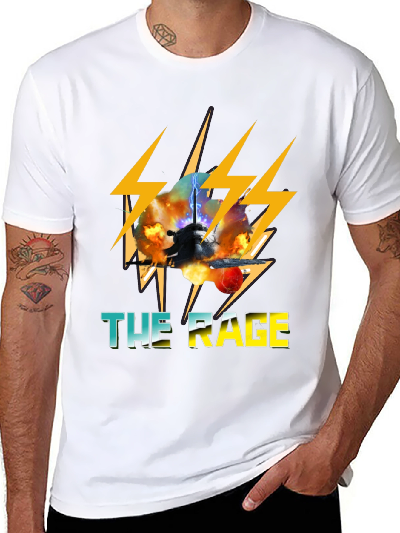 The Rage Graphic T-Shirt - Black