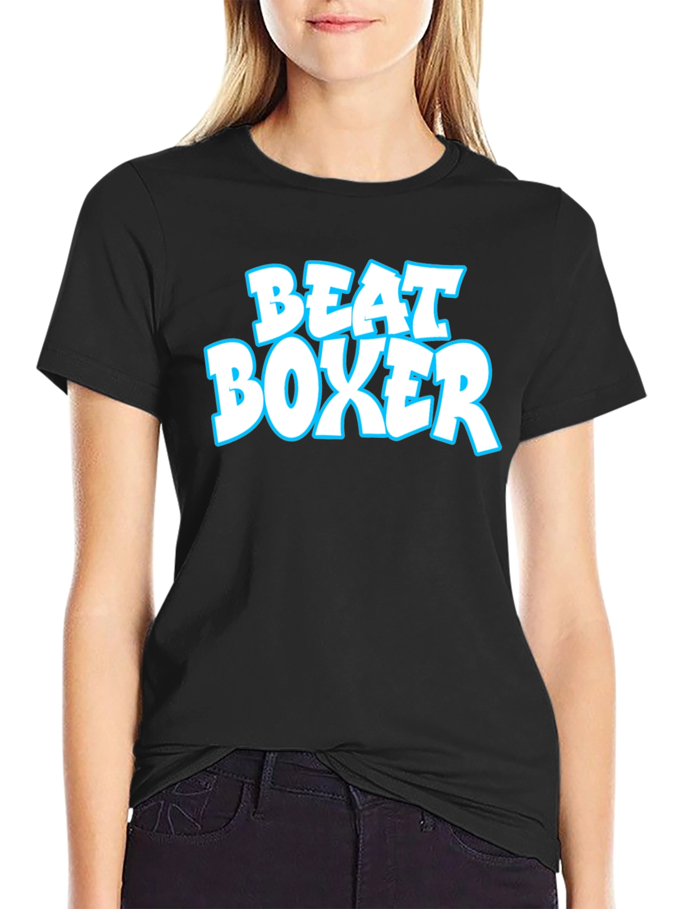 Beat Boxer Graphic T-Shirt - Classic Black Tee