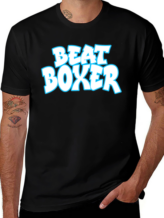 Beat Boxer Graphic T-Shirt - Classic Black Tee