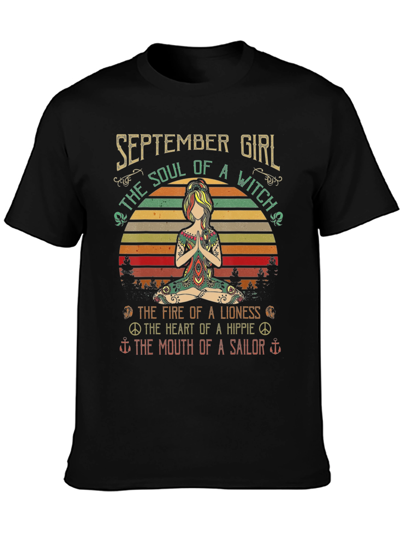 September Girl Witch Soul Graphic T-Shirt