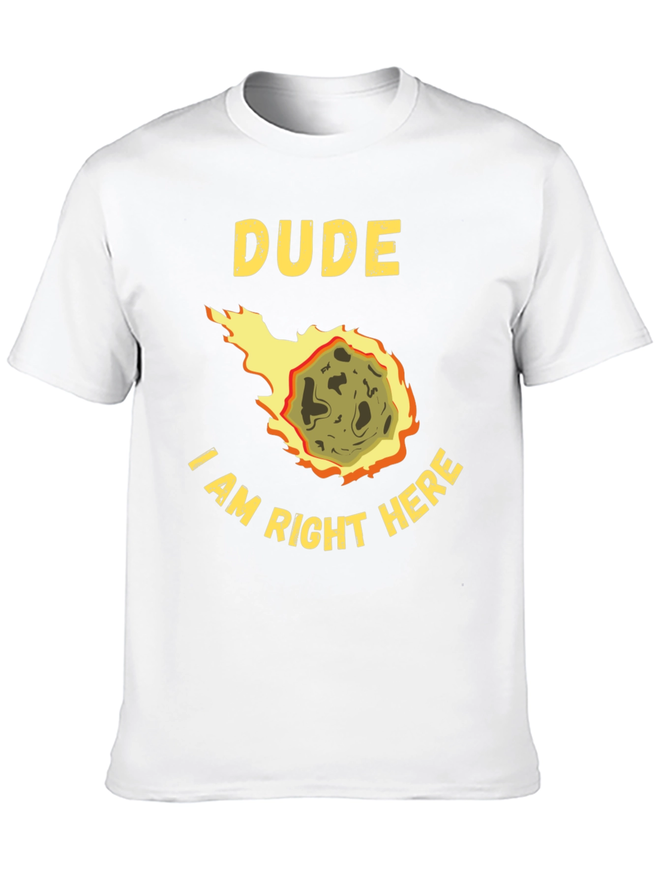 Dude I Am Right Here Meteor T-Shirt