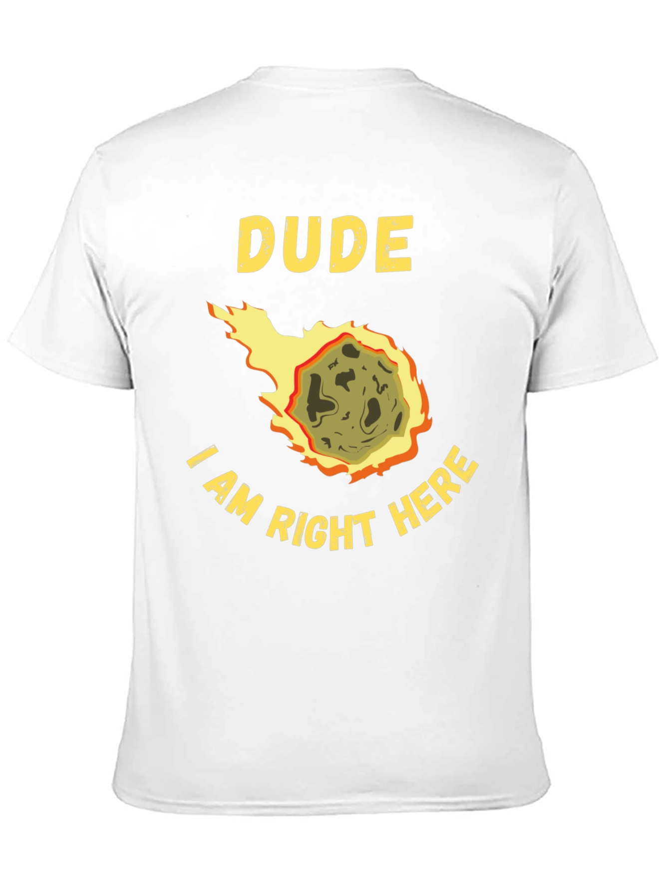 Dude I Am Right Here Meteor T-Shirt