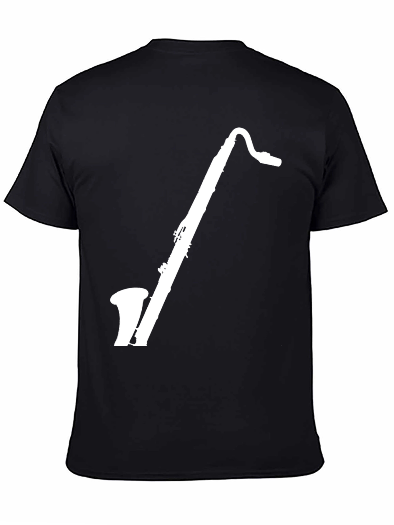 Saxophone Graphic T-Shirt - Black Music Tee