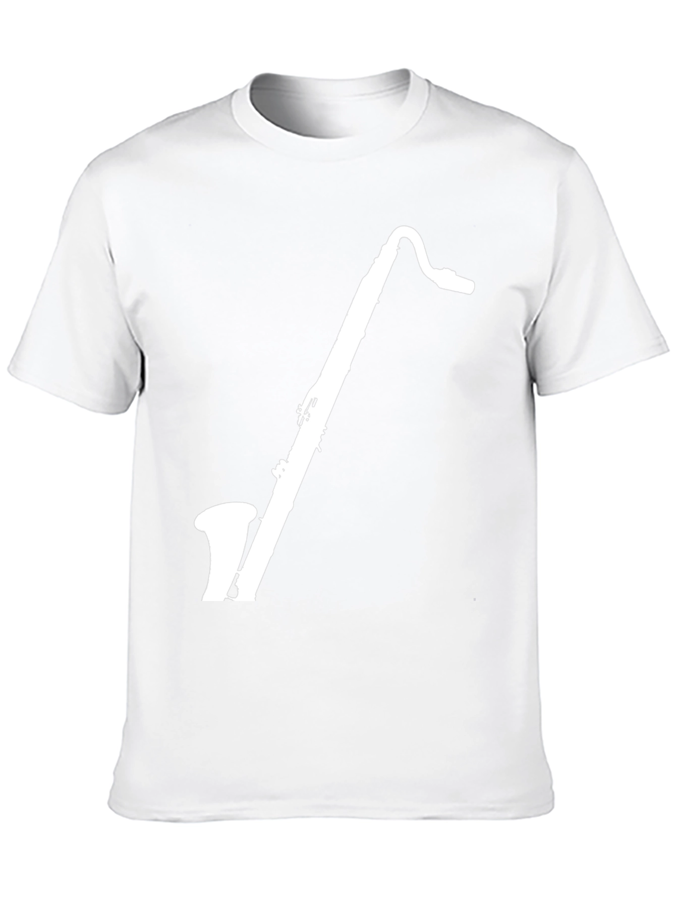 Saxophone Graphic T-Shirt - Black Music Tee