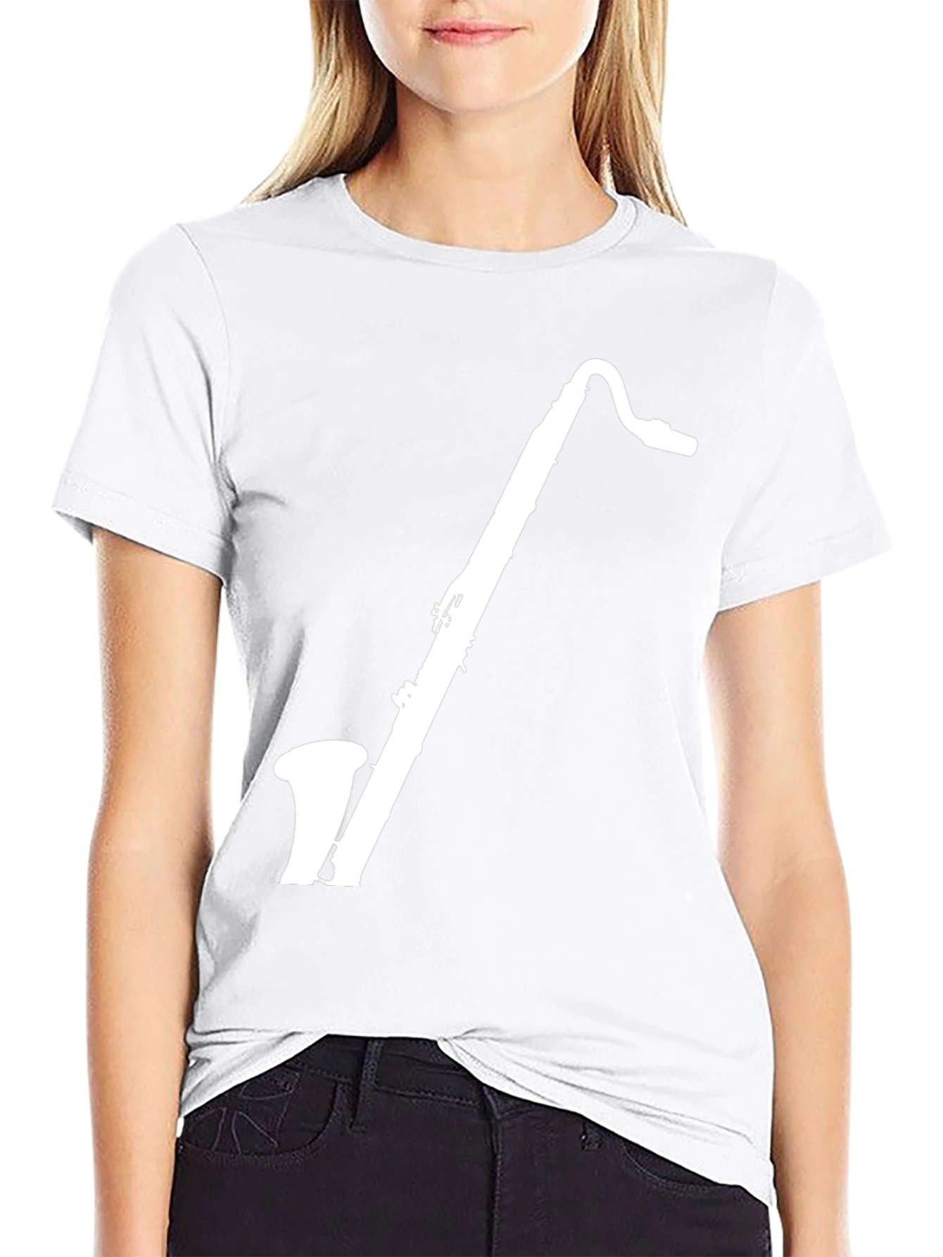 Saxophone Graphic T-Shirt - Black Music Tee