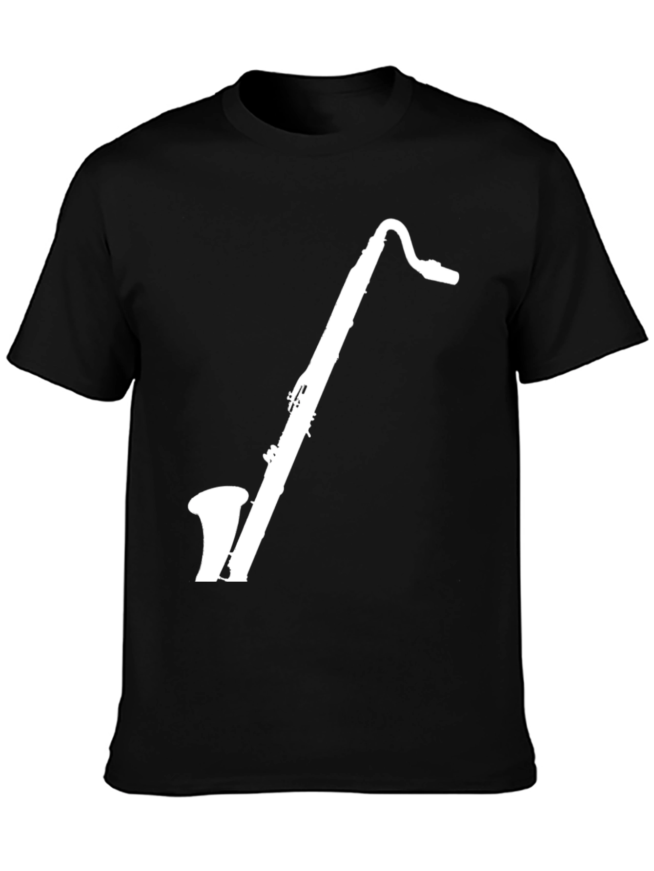 Saxophone Graphic T-Shirt - Black Music Tee